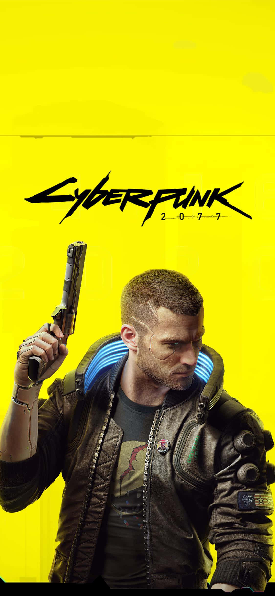 Φόντο iPhone XS Max Cyberpunk 2077 Πρωταγωνιστής Vincent Ταπετσαρία