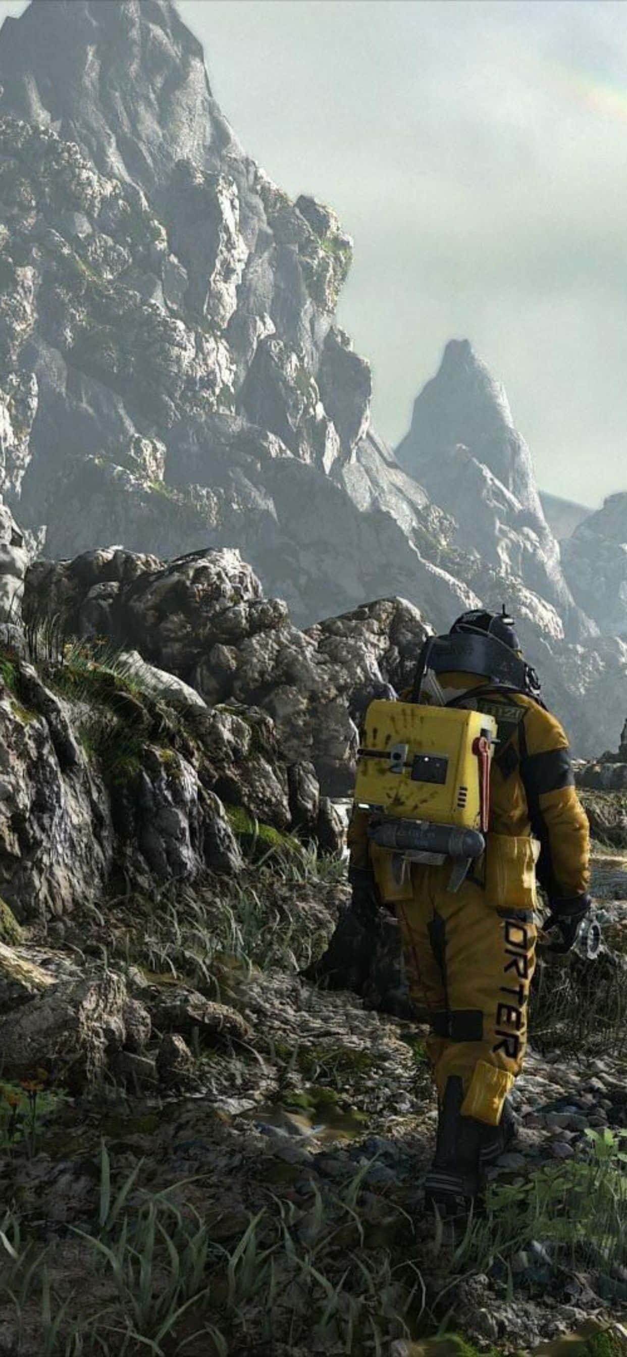 Μια απόκοσμη δύναμη ζει στο iPhone Xs Max με το Death Stranding Ταπετσαρία