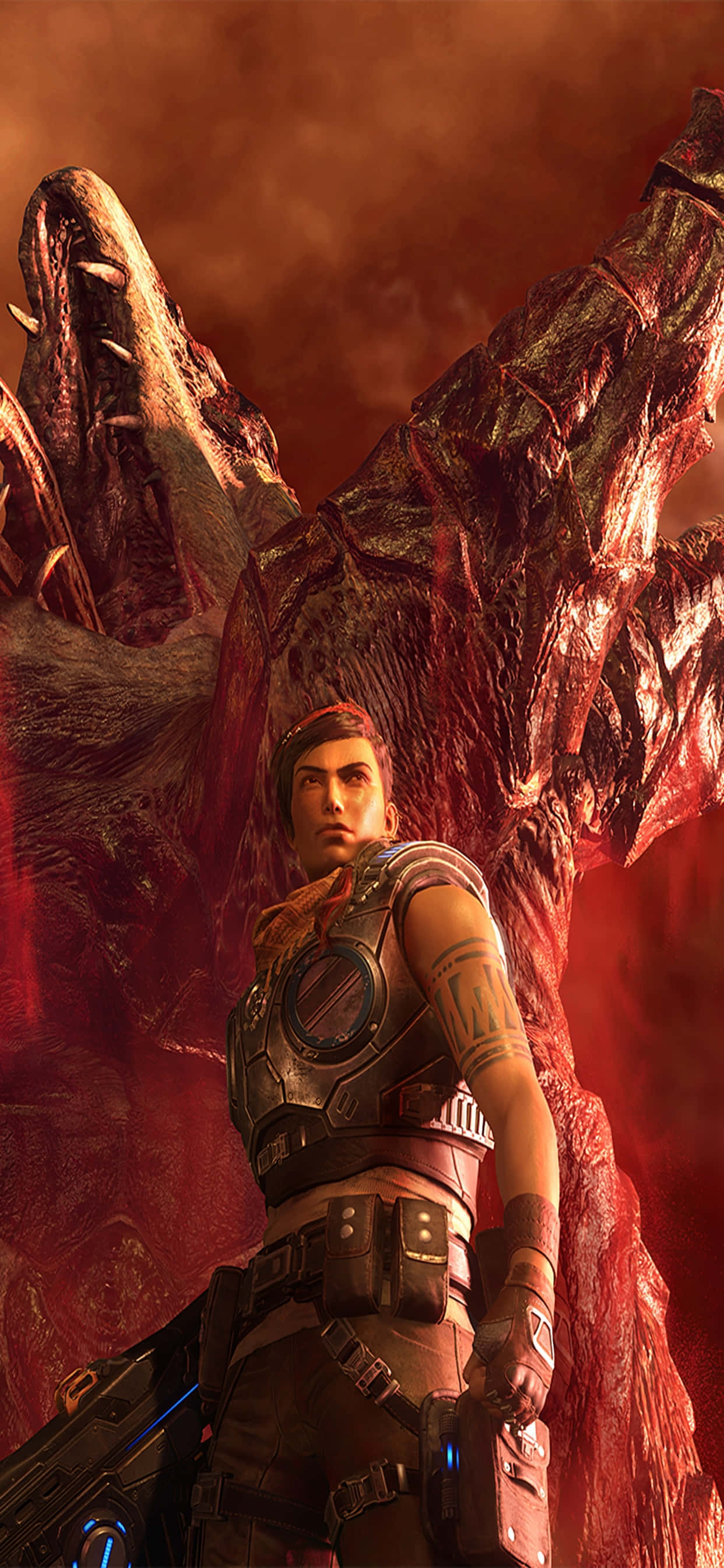iPhone XS Max Gears Of War 5 Kait Kraken Φόντο Ταπετσαρία