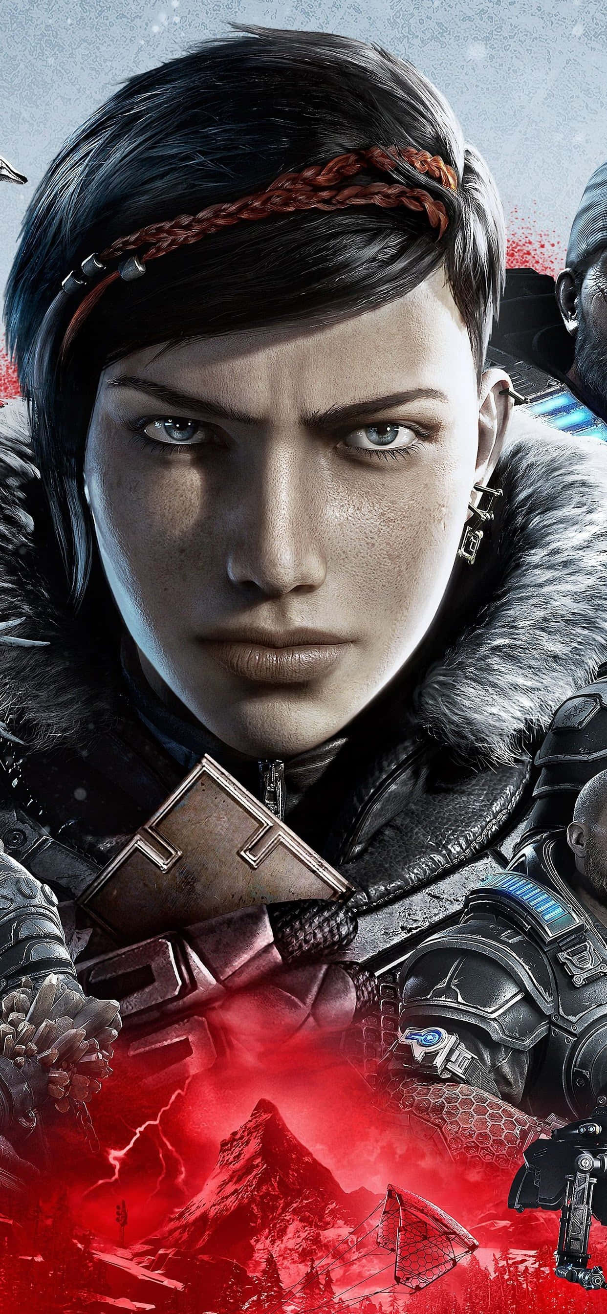 iPhone XS Max Gears Of War 5 Serious Kait Background Ταπετσαρία