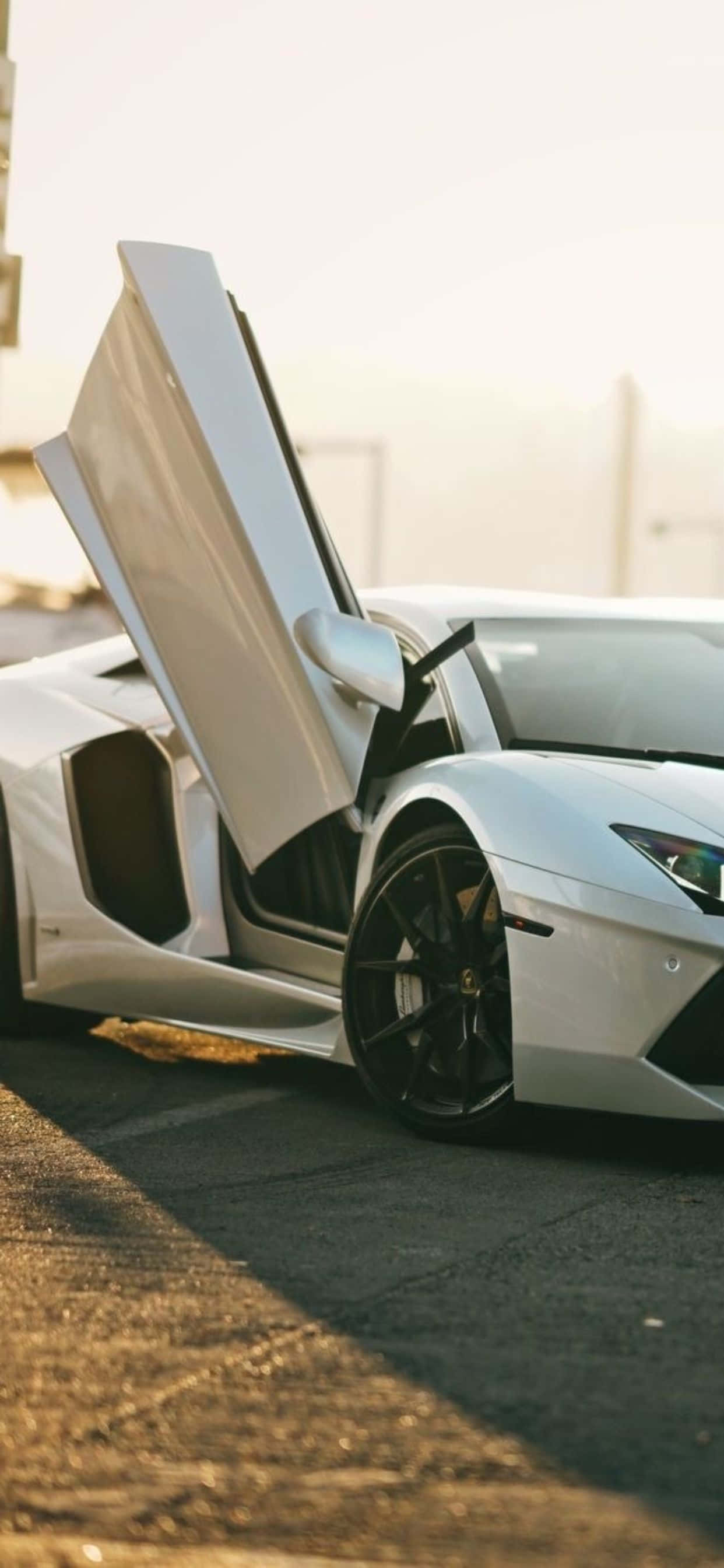 iPhone XS Max Φόντο Lamborghini Aventador Roadster Ταπετσαρία