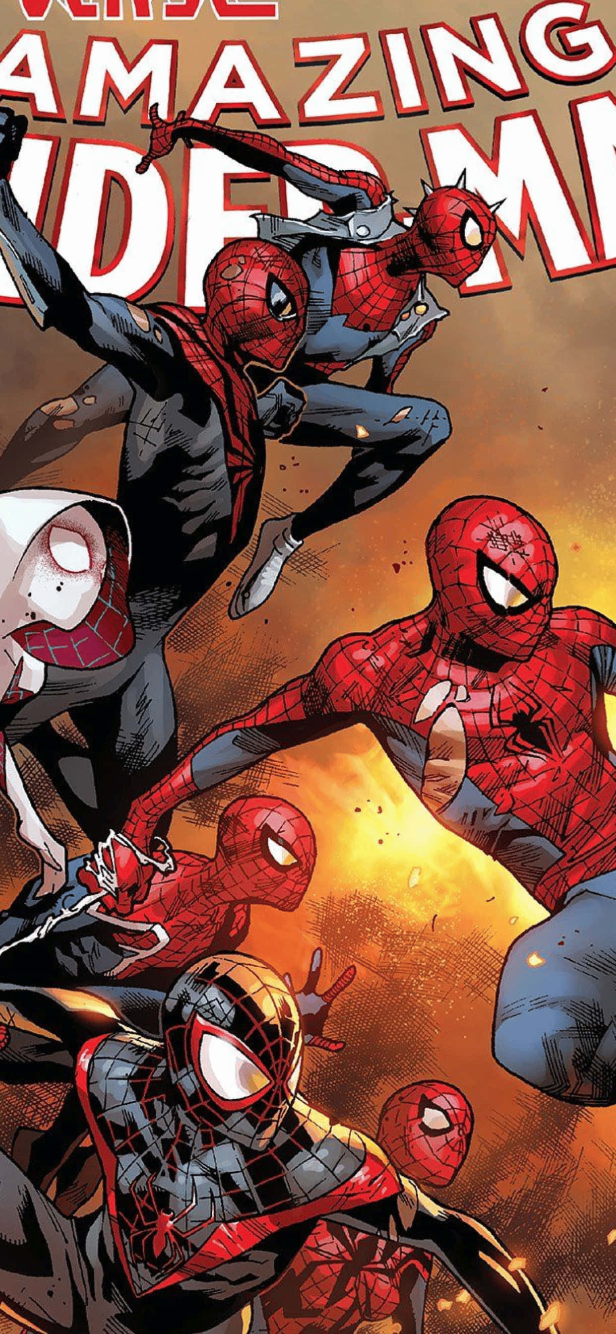iPhone XS Max Marvel Spiderman Πολυσύμπαν Φόντο Ταπετσαρία