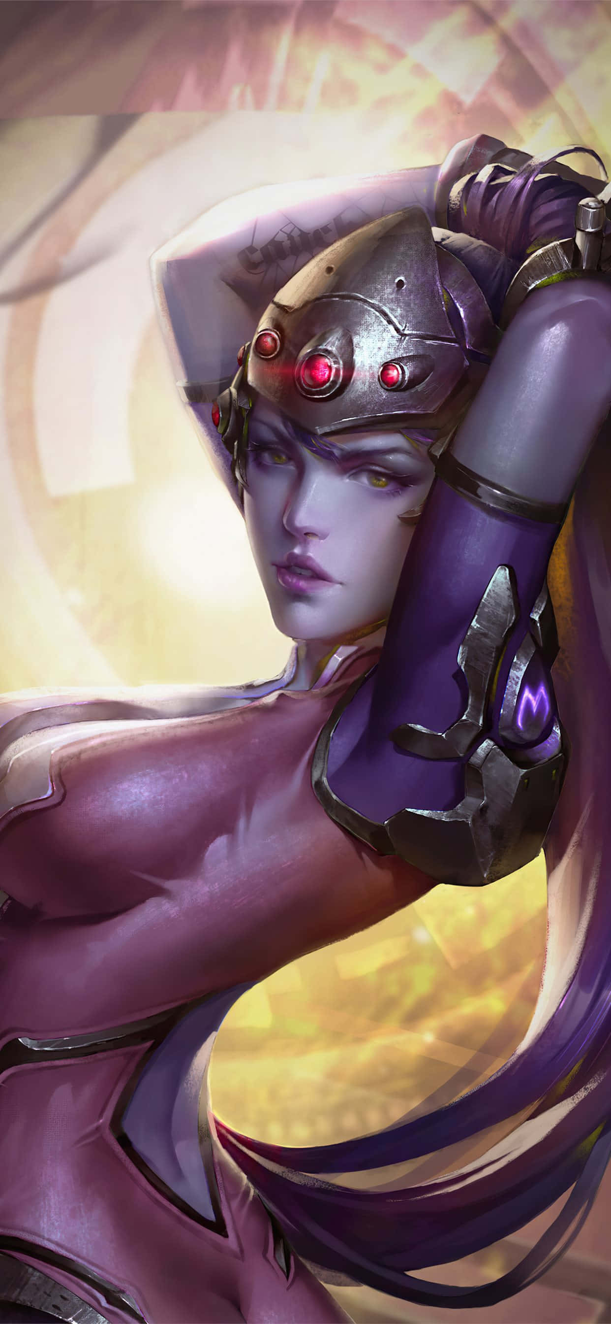 iPhone Xs Max Overwatch Φόντο Widowmaker Καυτή Πόζα Ταπετσαρία