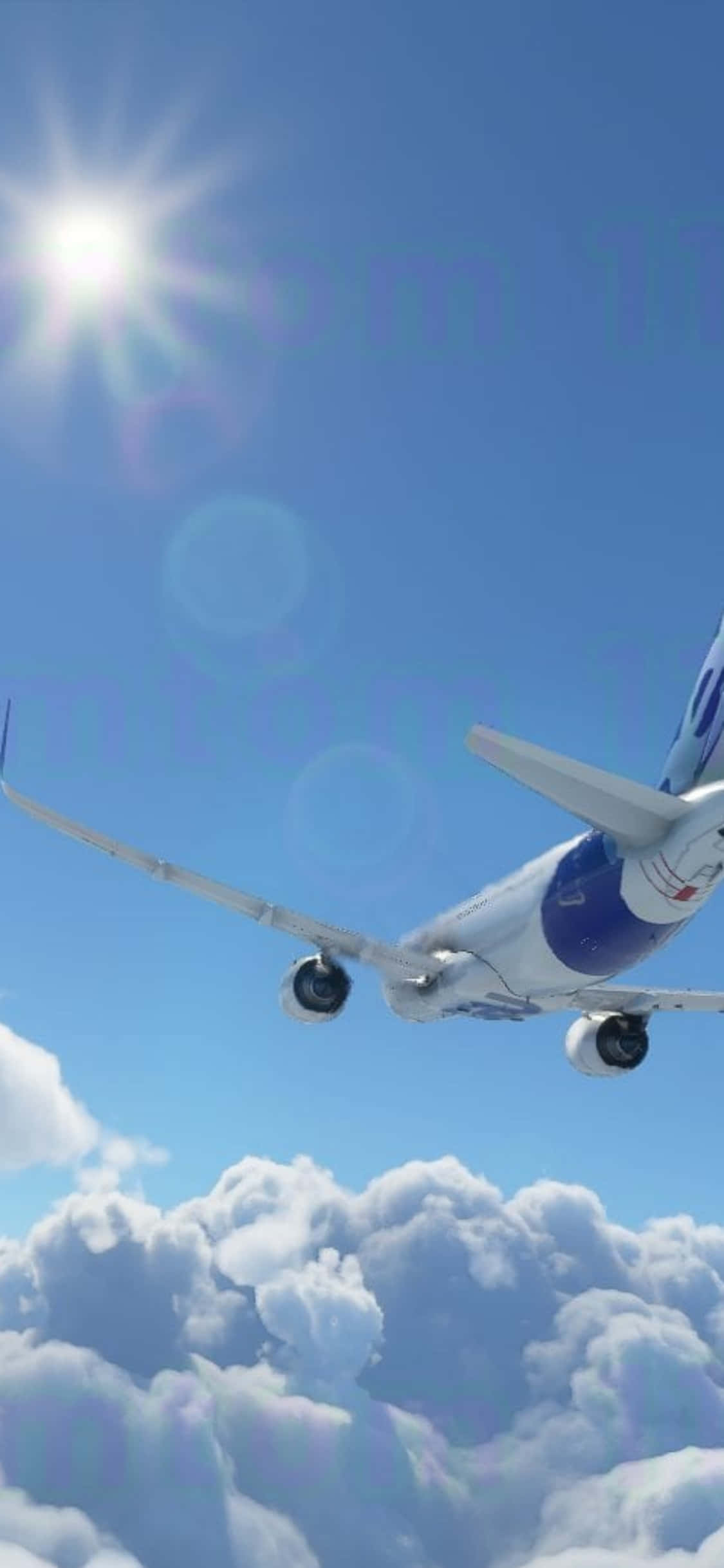 Εξερευνήστε Νέους Κόσμους με το iPhone Xs Microsoft Flight Simulator Ταπετσαρία