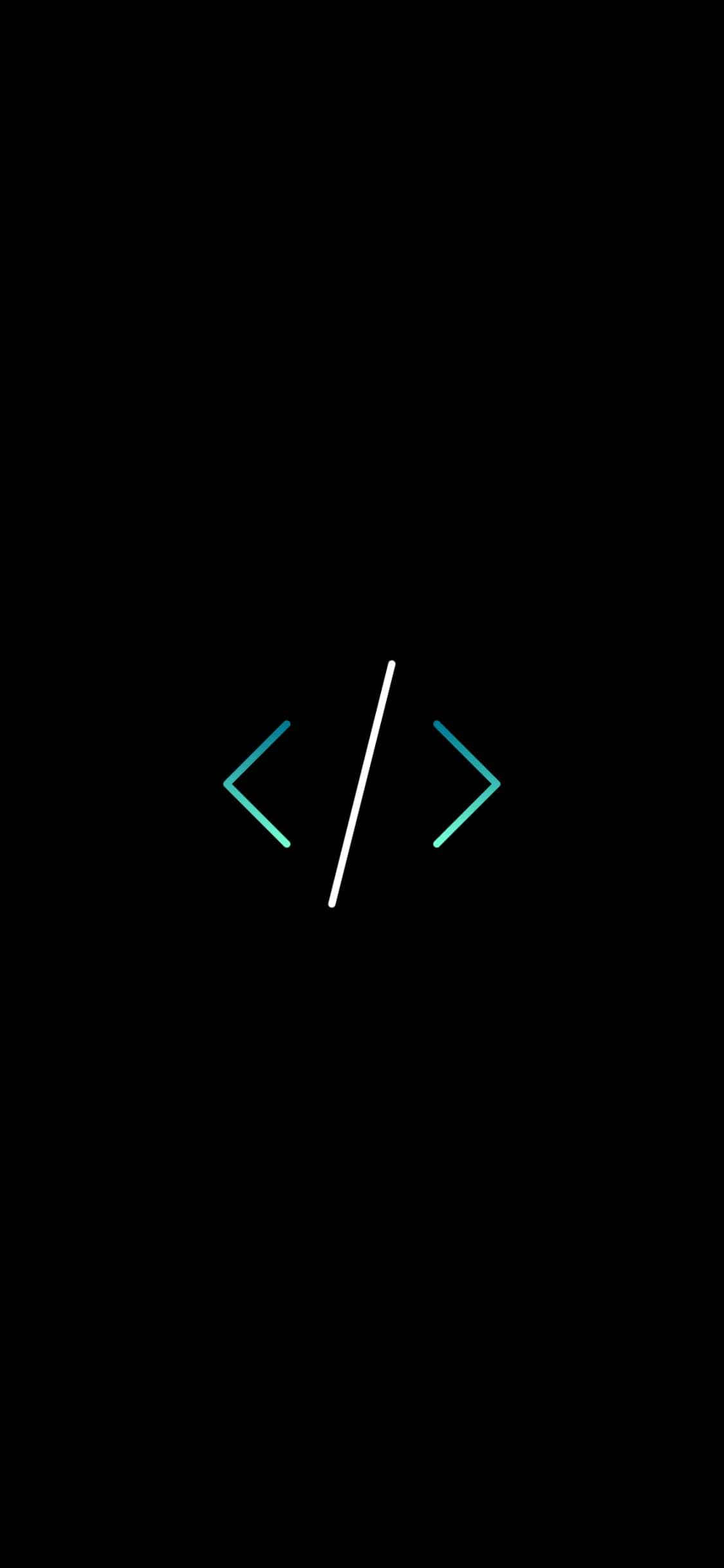 iPhone Xs Φόντο Προγραμματισμού Minimal Coding Ταπετσαρία