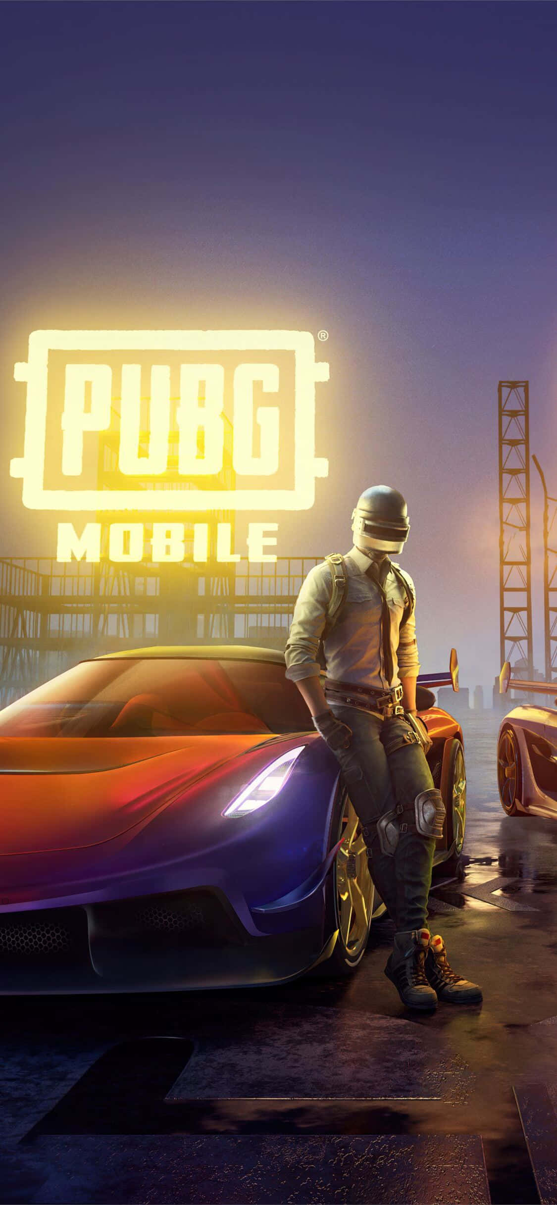 Φόντο iPhone Xs Need For Speed Payback Παρωδία PUBG Mobile Ταπετσαρία