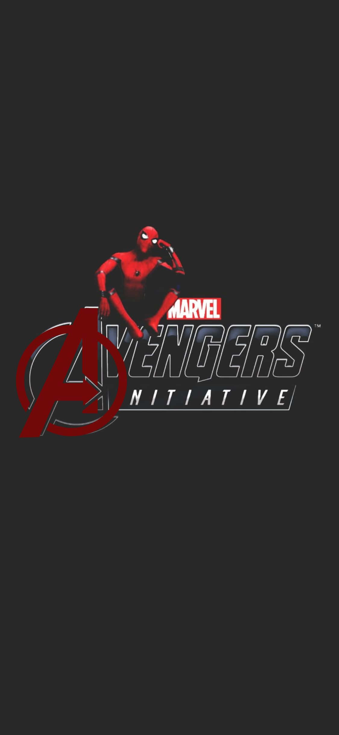 iPhone XS Φόντο Πρωτοβουλίας Εκδικητών με Spider-man Ταπετσαρία