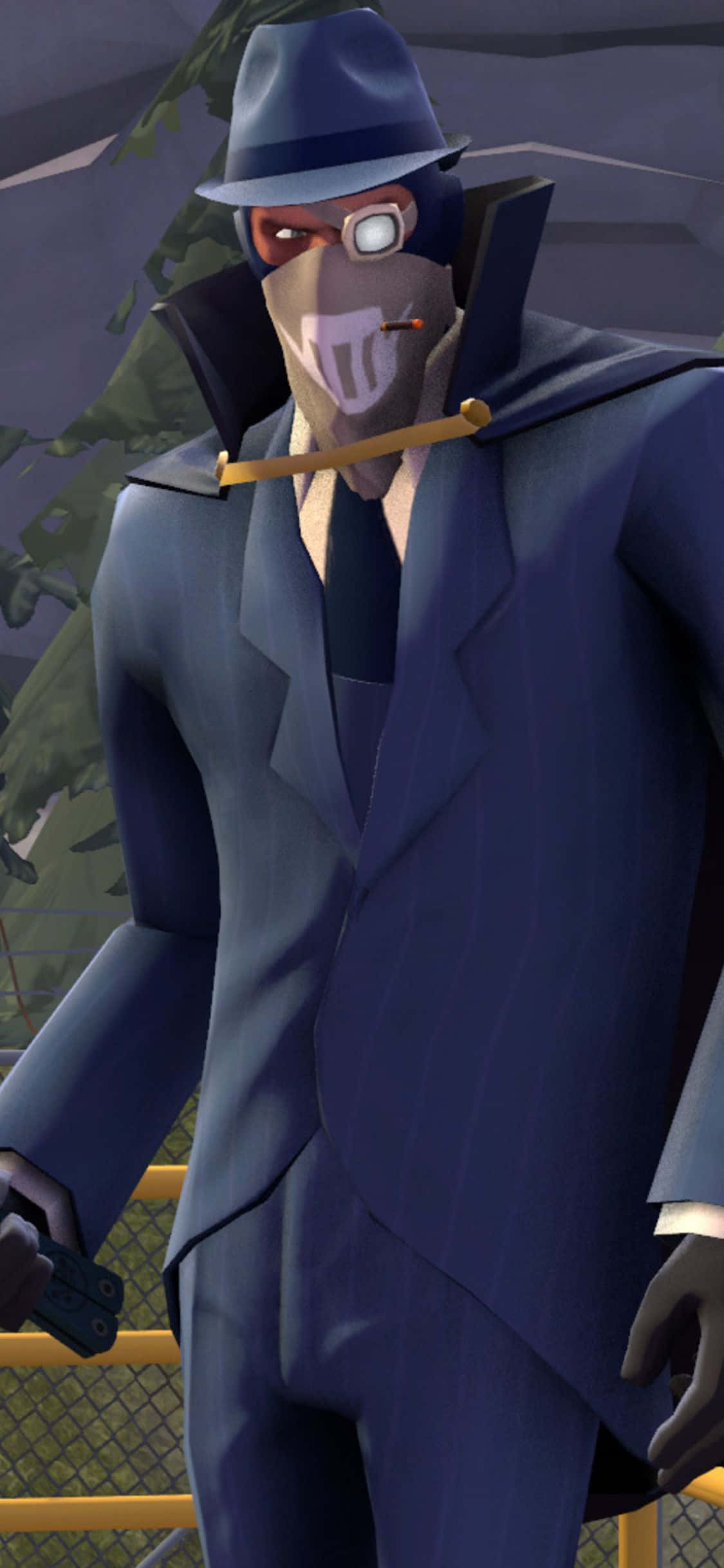iPhone XS Team Fortress 2 Χαρακτήρας Παιχνιδιού Spy Φόντο Ταπετσαρία
