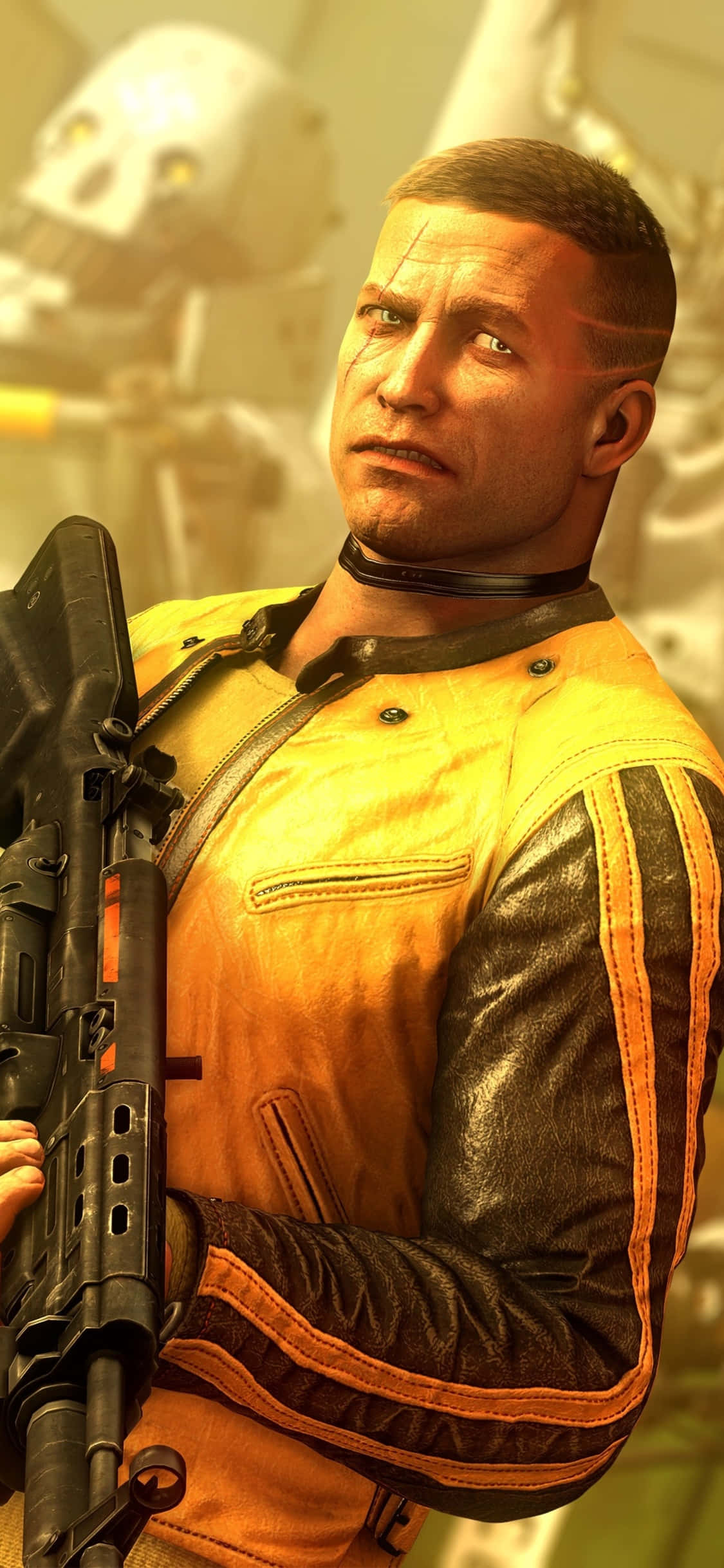 iPhone Xs Wolfenstein Ii B.J. Blazkowicz Φόντο Ταπετσαρία