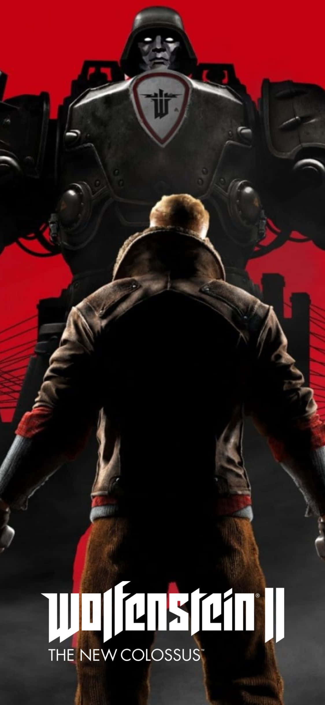 iPhone Xs Wolfenstein Ii Αντιπαράθεση Φόντο Ταπετσαρία