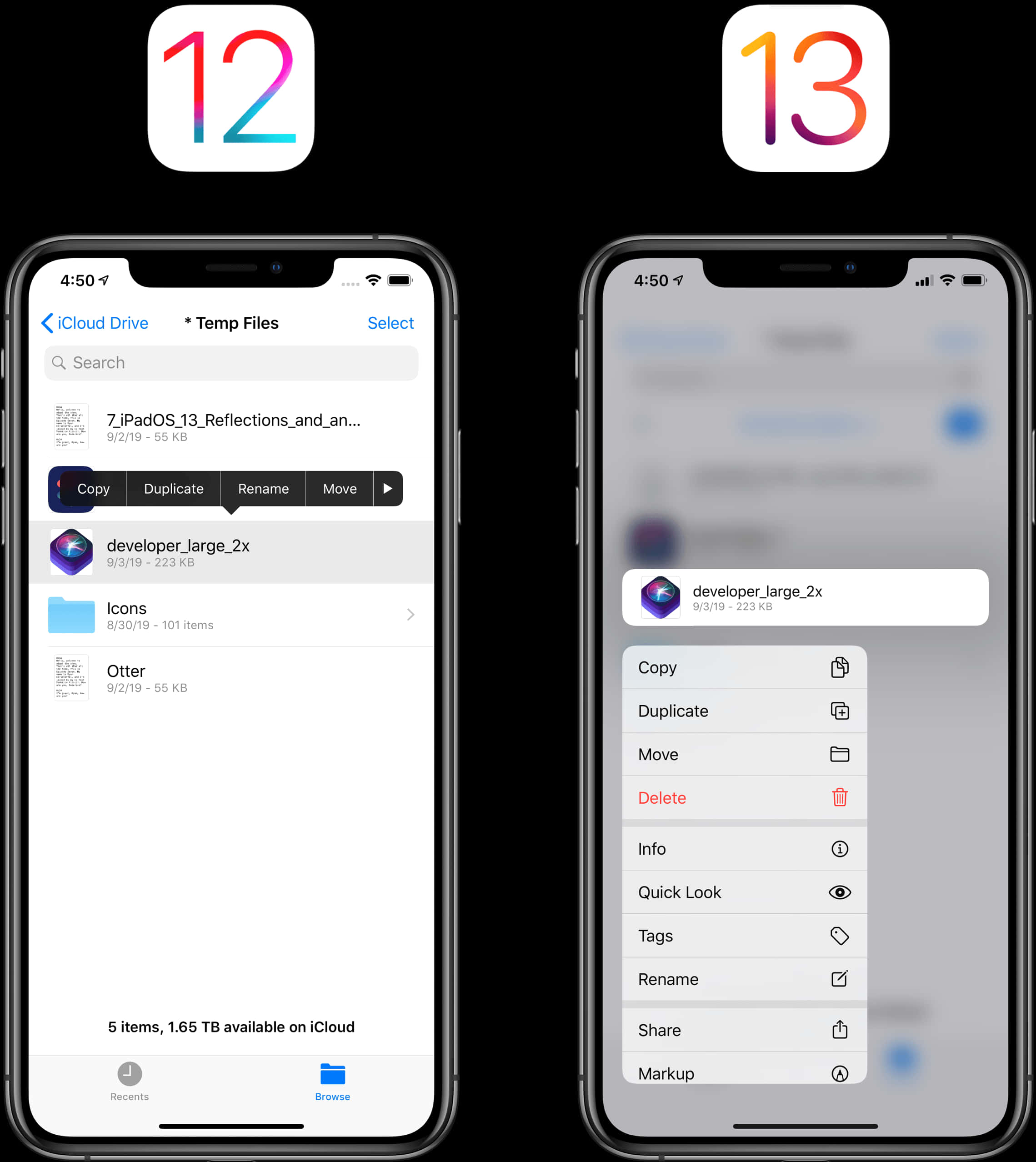 Σύγκριση iPhone12 vs iPhone13 Ταπετσαρία