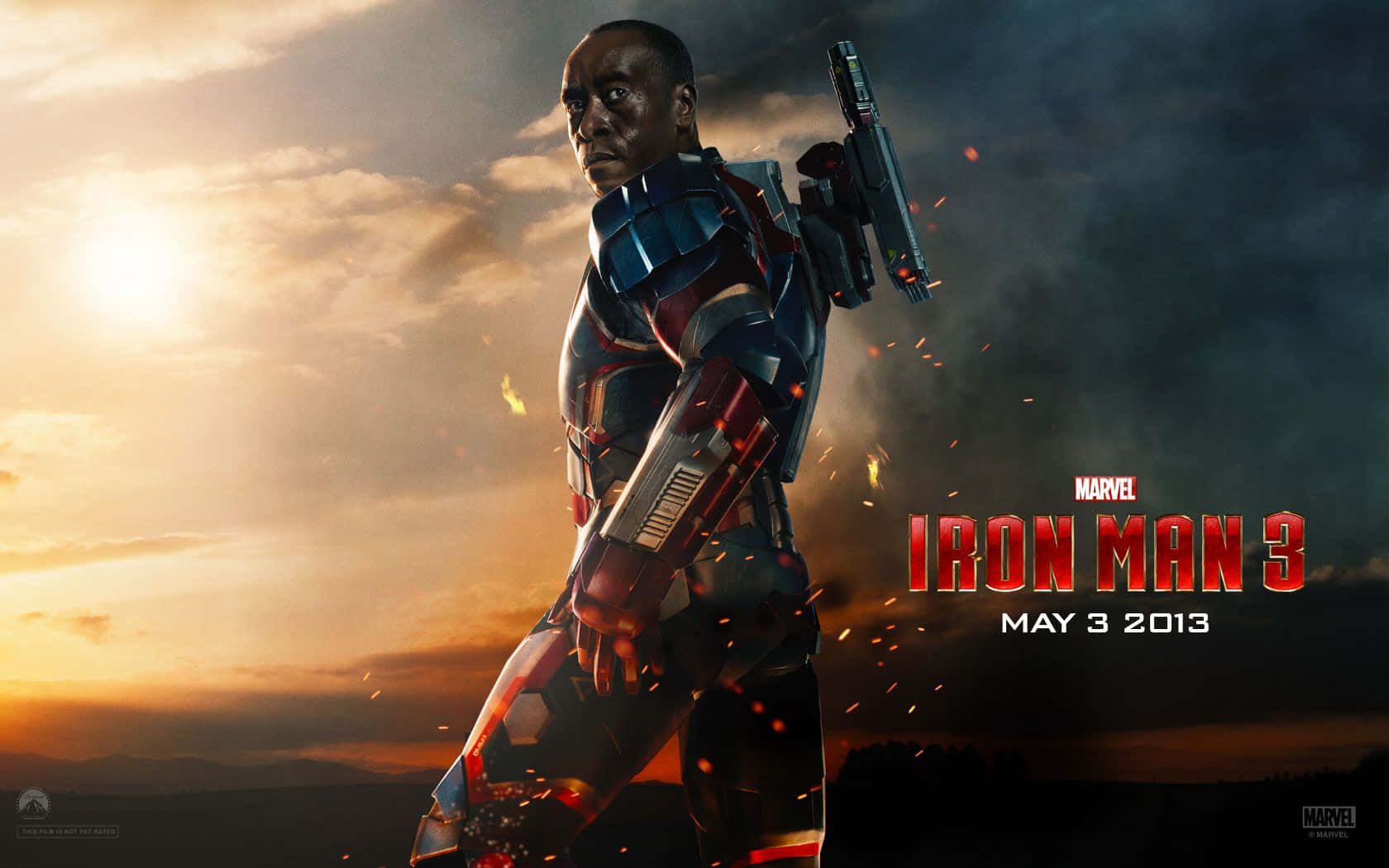 Iron Man 3 Συνταγματάρχης James Rhodes Ταπετσαρία