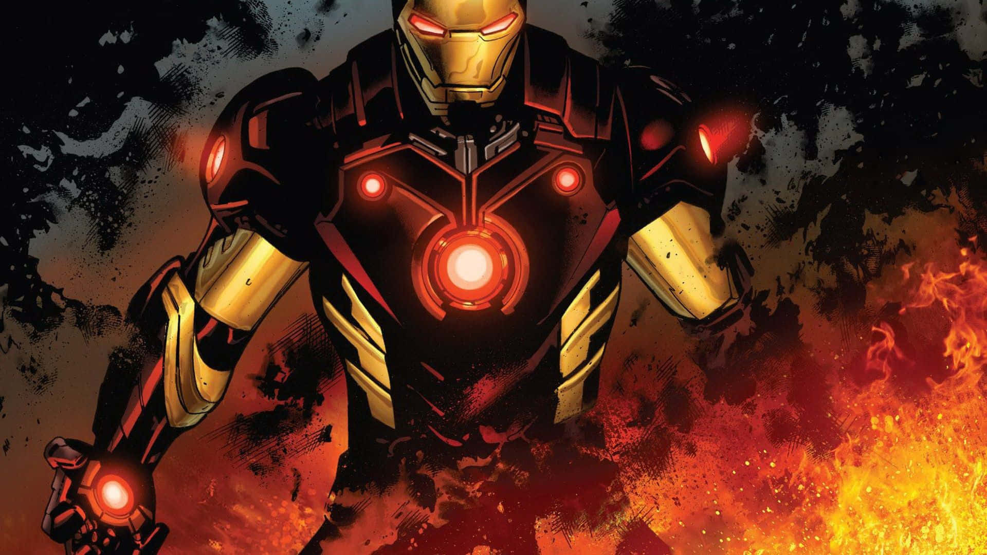 Iron Man σε δράση Ταπετσαρία