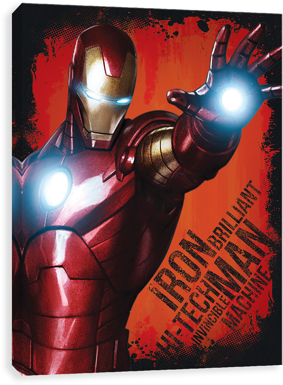 Έργο Τέχνης Iron Man σε Δυναμική Πόζα Ταπετσαρία