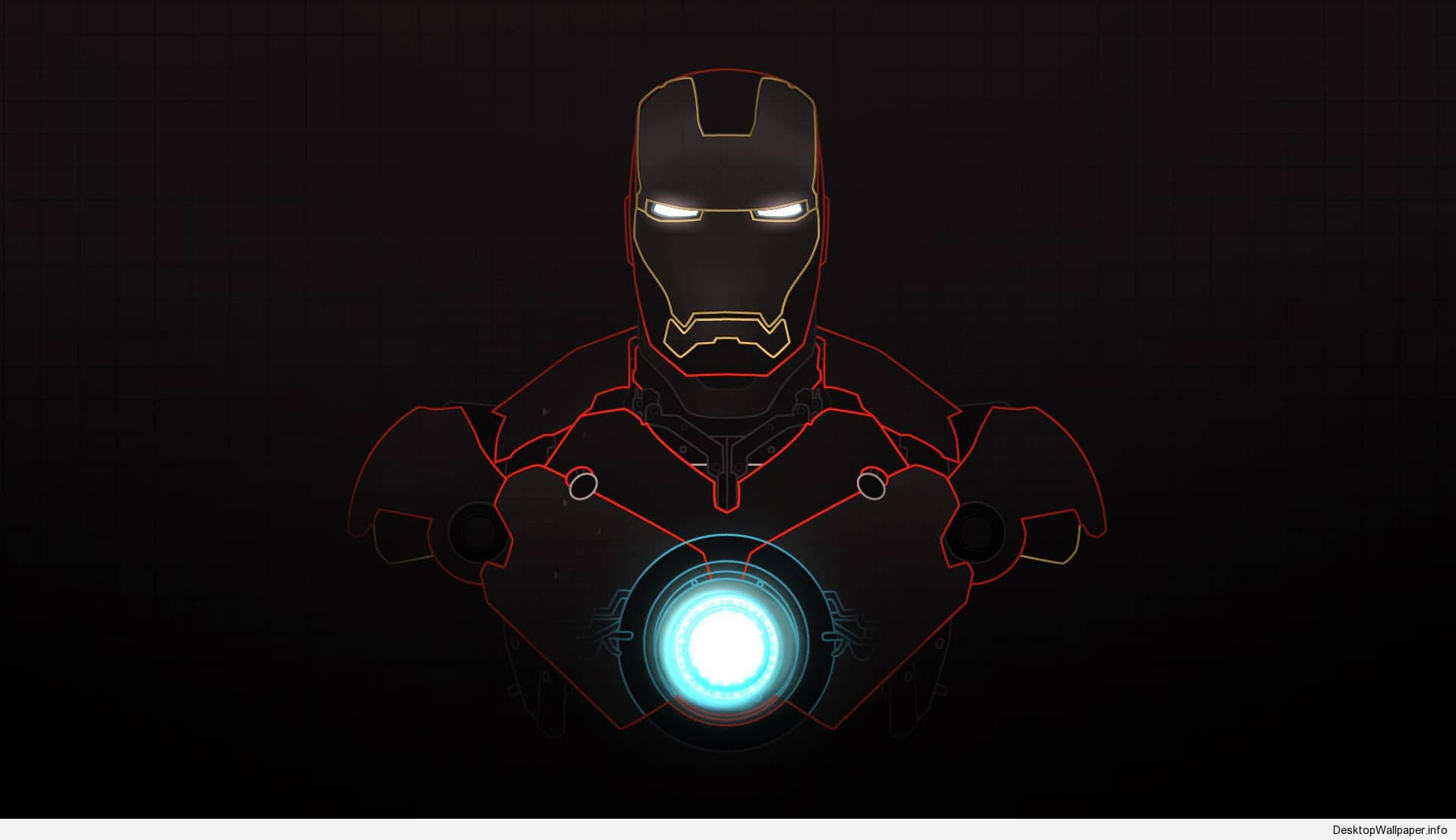 Φώτα Νέον Iron Man Ταπετσαρία