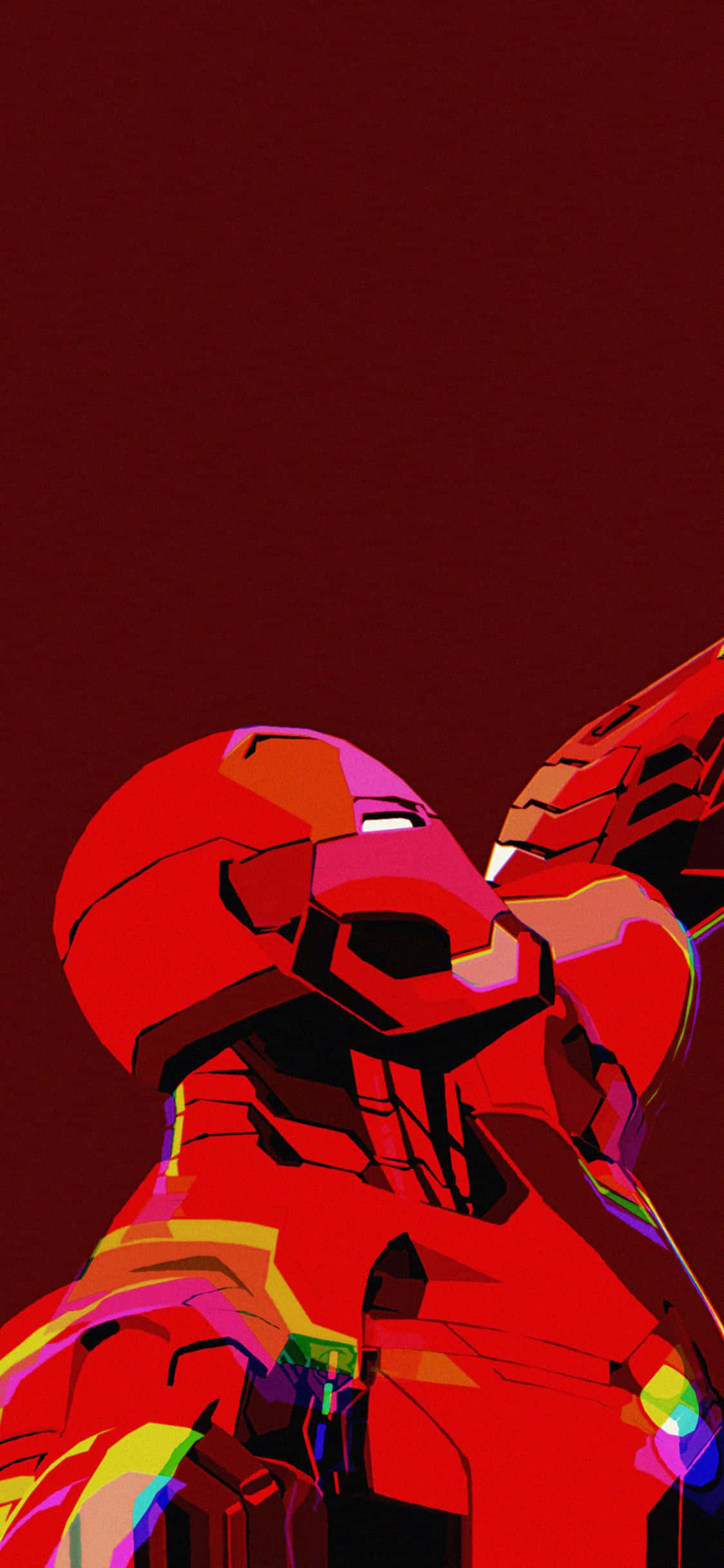 Iron Man Glitch Edit iPhone X Ταπετσαρία