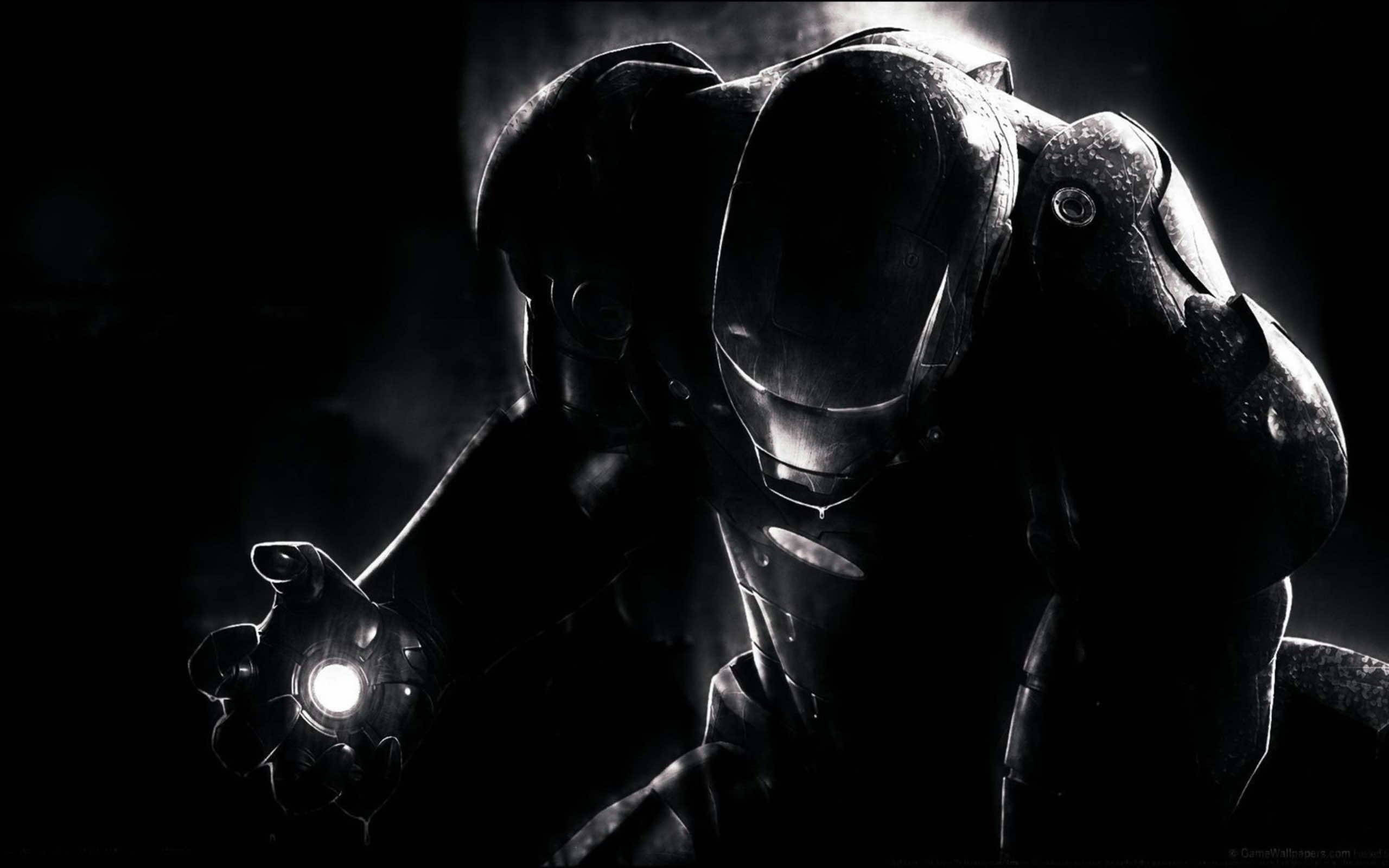 Σκοτεινός Iron Man Μαύρο Mac Ταπετσαρία