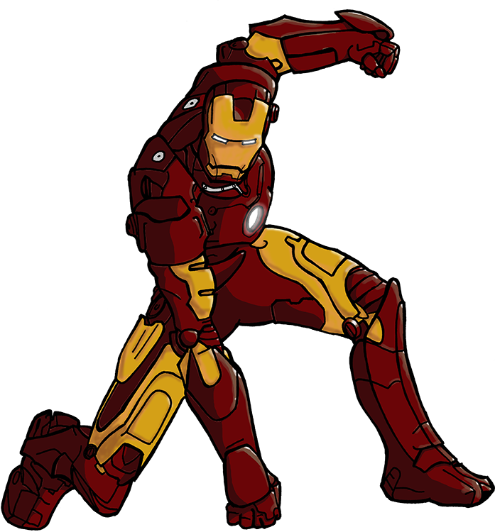 Iron Man σε Δυναμική Πόζα Ταπετσαρία