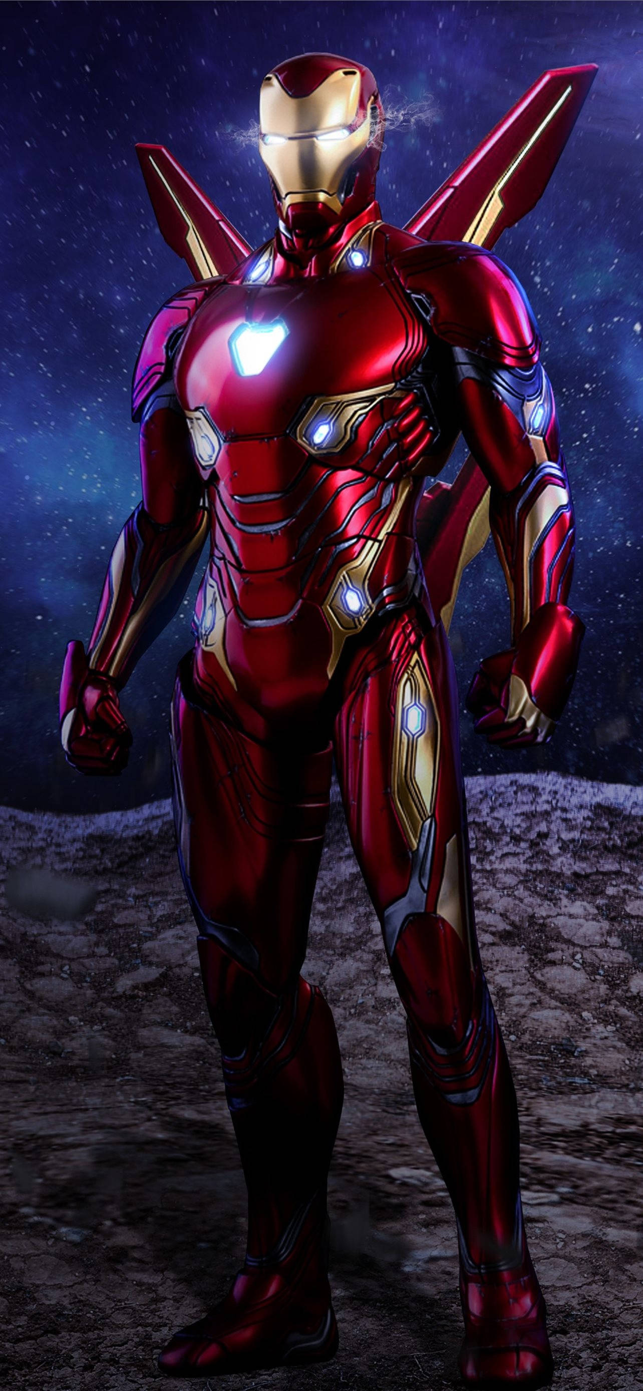 Σούπερ ήρωας Iron Man με φτερωτή στολή Ταπετσαρία