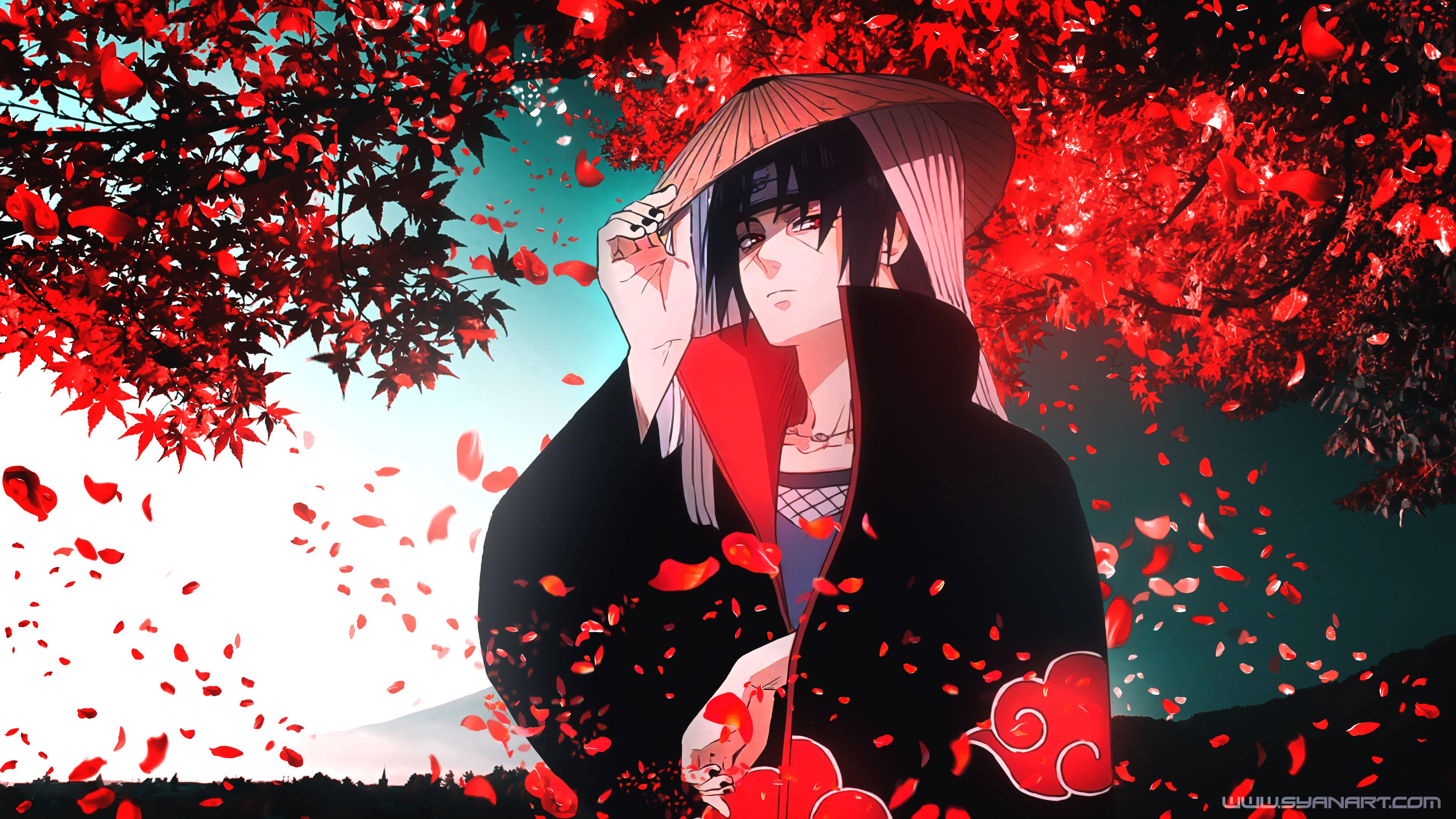 Itachi Έργο Τέχνης 4K Ultra HD Naruto Ταπετσαρία