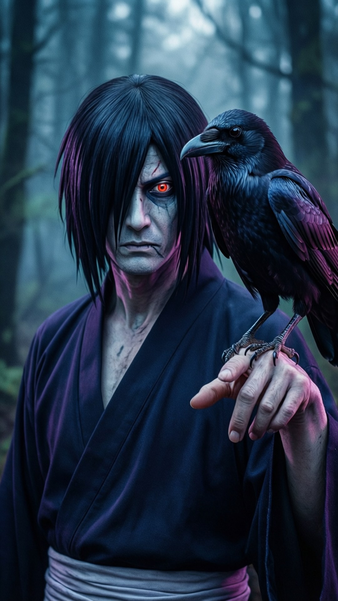 Itachi και Κοράκι Ταπετσαρία