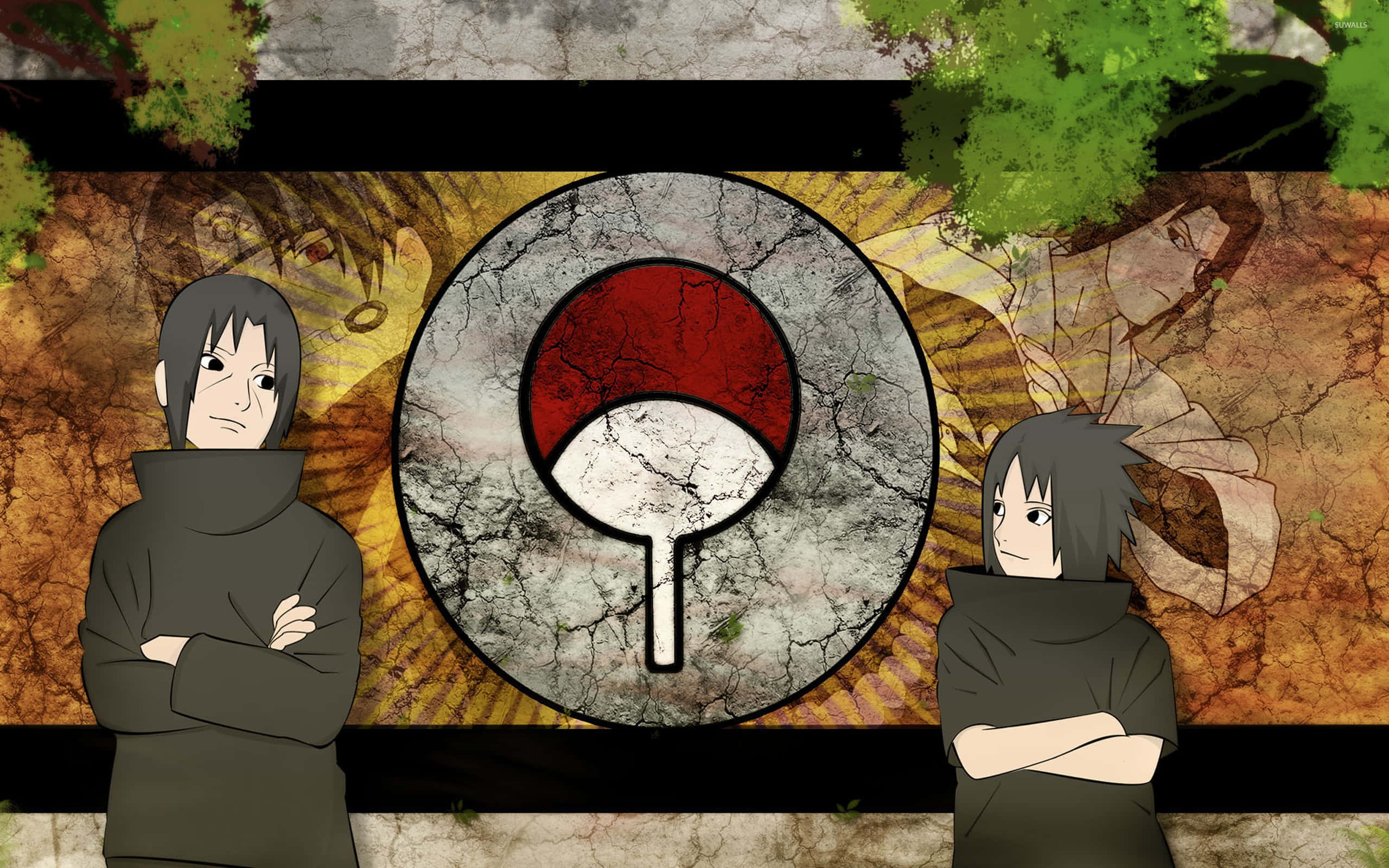Εικόνα Itachi με τον αδελφό Sasuke Ταπετσαρία