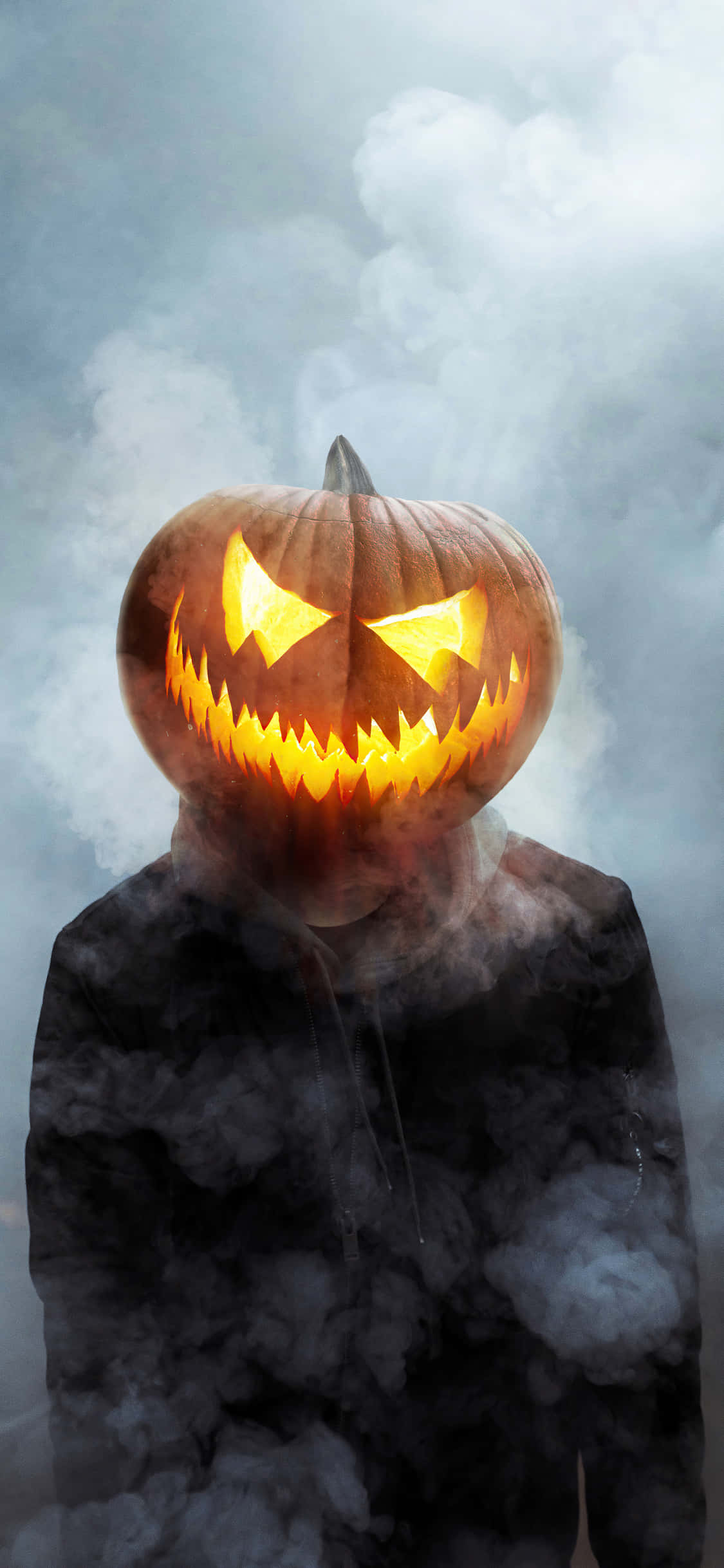 Γελαστό Jack O'Lantern iPhone Φόντο Halloween Ταπετσαρία