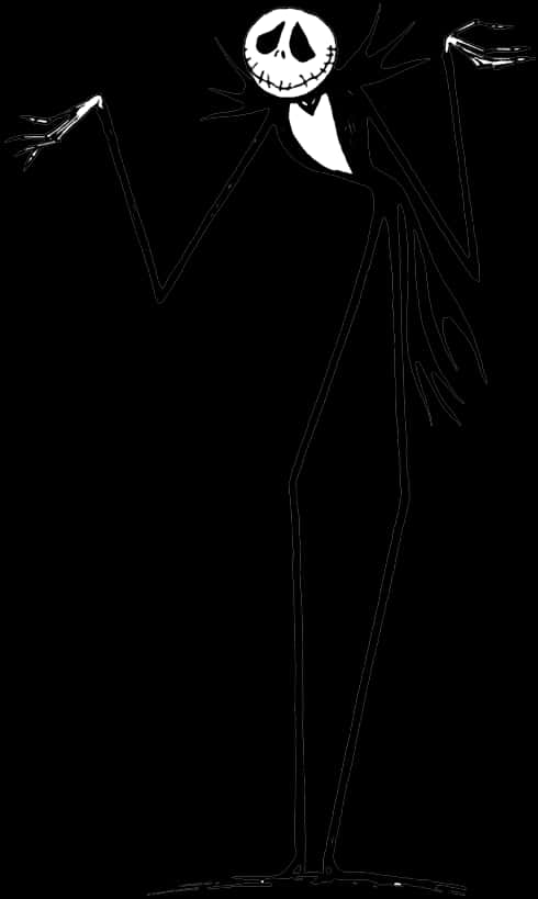 Jack Skellington σε Στάση Όρθιος Ταπετσαρία