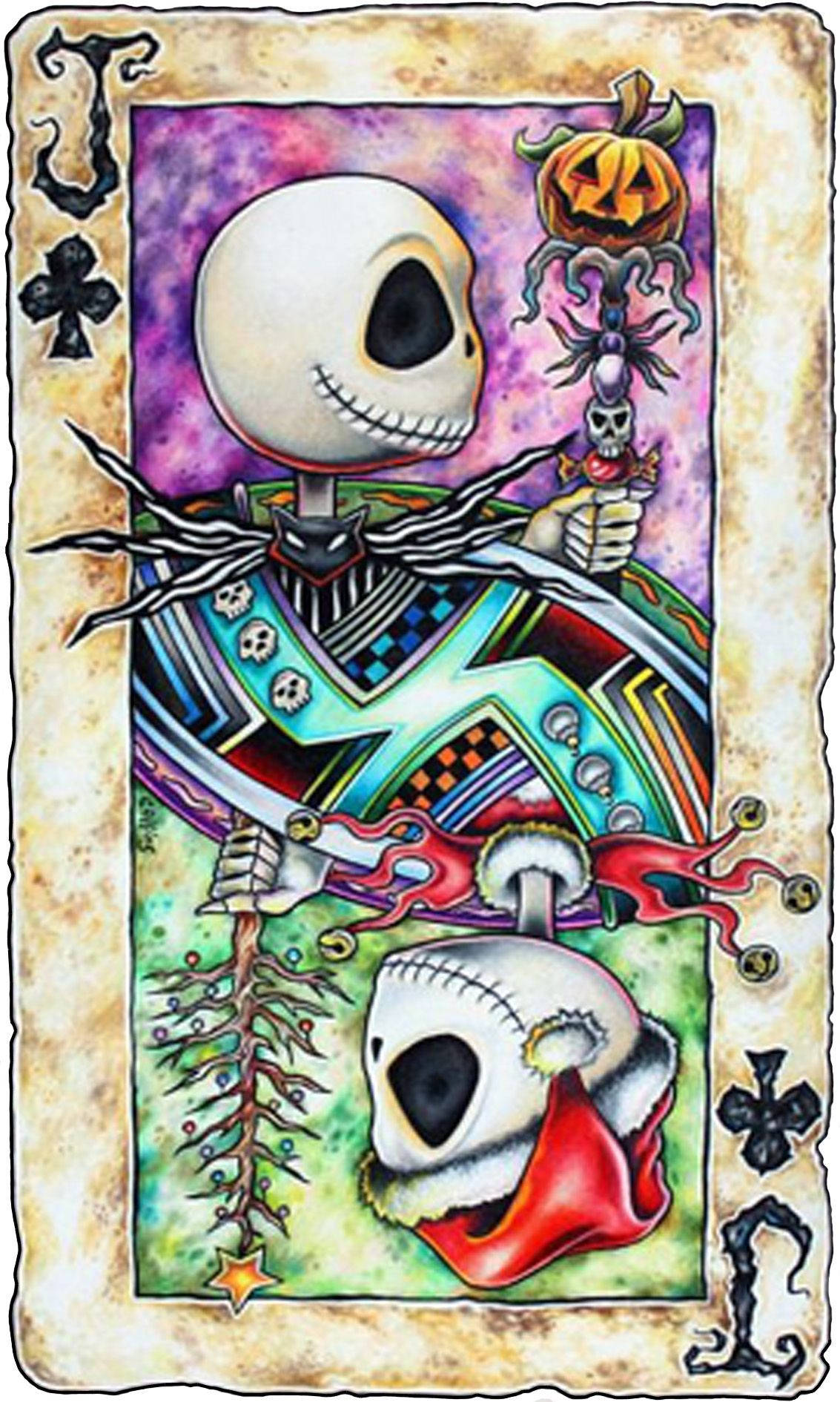 Jack Κάρτα The Nightmare Before Christmas Ταπετσαρία