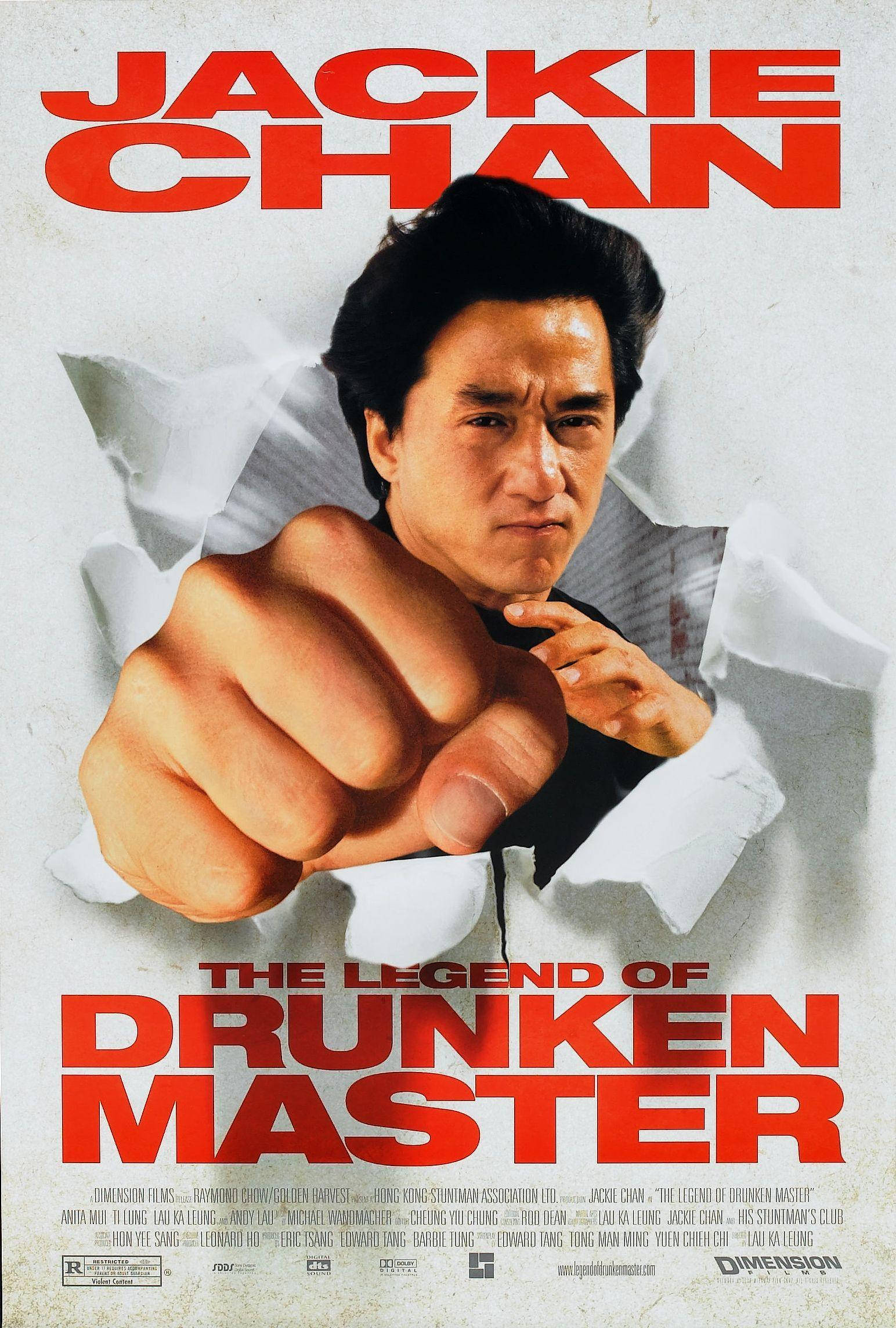 Δυναμικό Σποτλάιτ του Jackie Chan - Τέχνη Αφίσας Ταινίας Ταπετσαρία