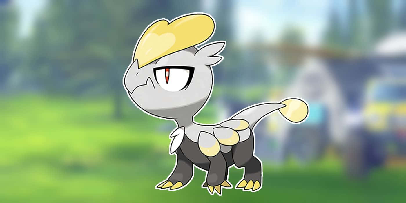 Jangmo-o με τοπίο Pokemon Ταπετσαρία