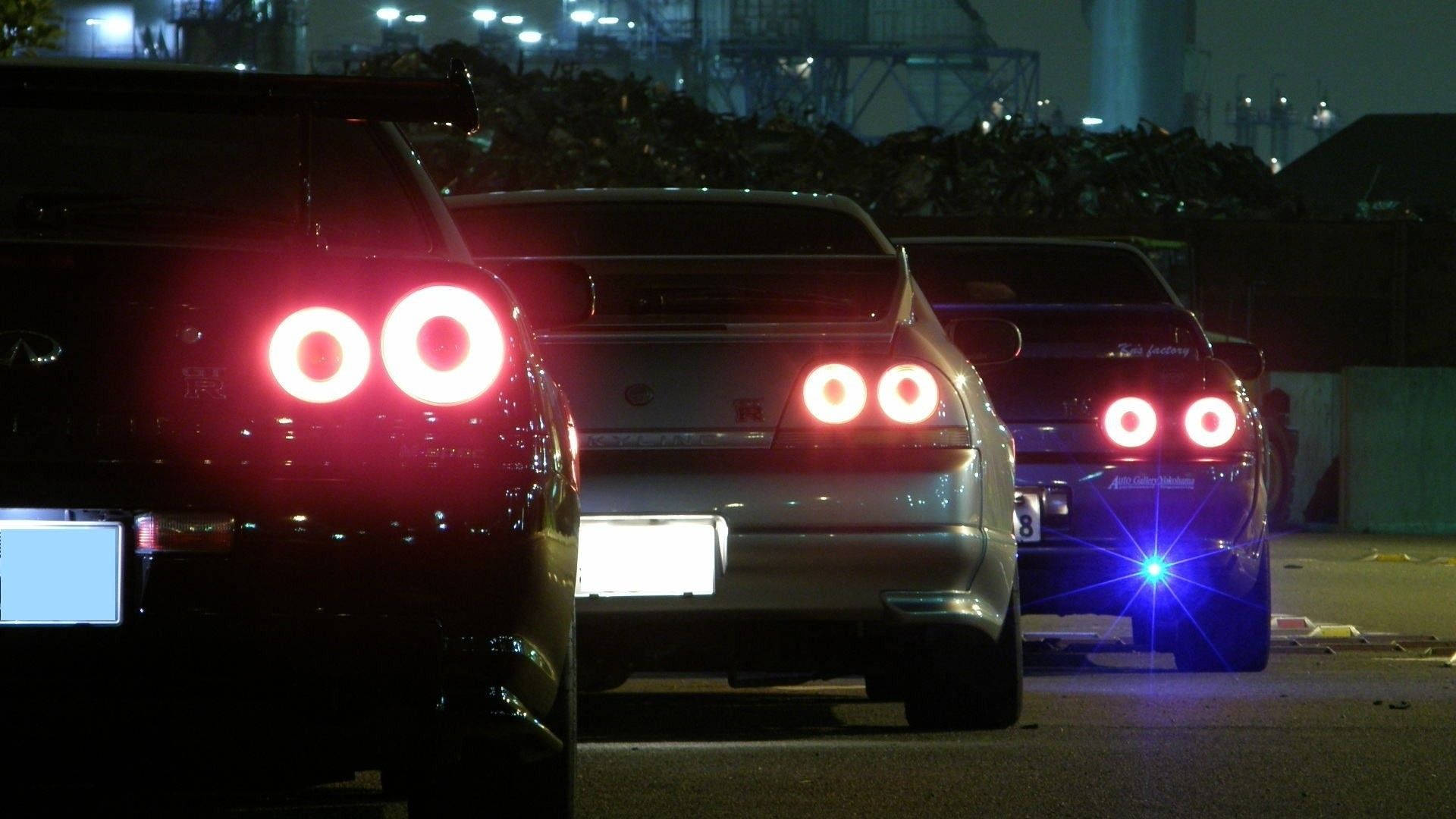 JDM Αισθητική Skylines Ταπετσαρία
