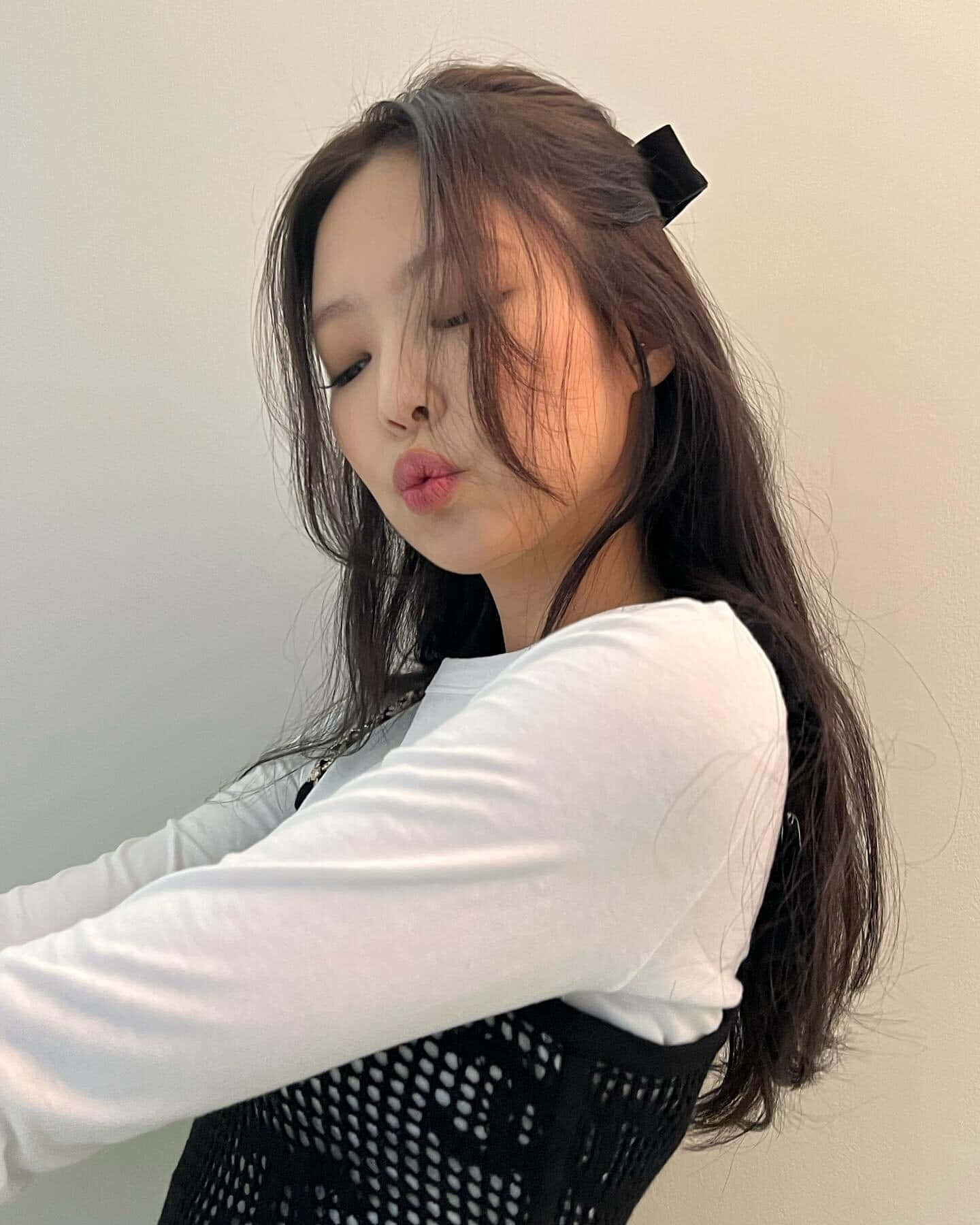 Jennie Blackpink Φιλί Πρόσωπο Φωτογραφία Ταπετσαρία
