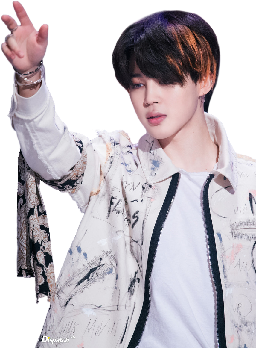 Jimin με χειρονομία ειρήνης Ταπετσαρία