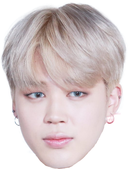 Πορτρέτο Jimin με Ξανθά Μαλλιά Ταπετσαρία