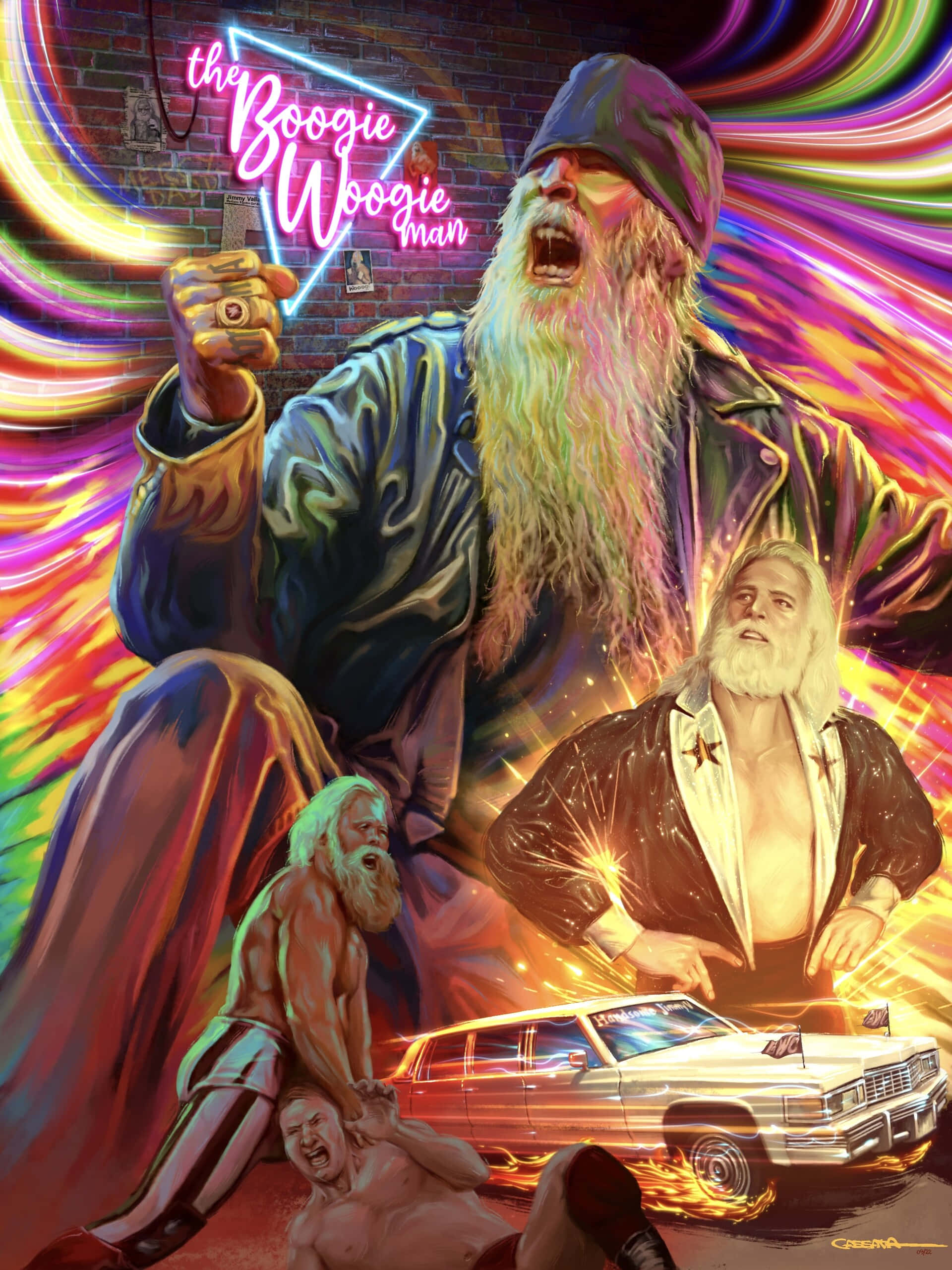 Jimmy Valiant Θρυλική Μορφή της Πάλης WWF Ταπετσαρία