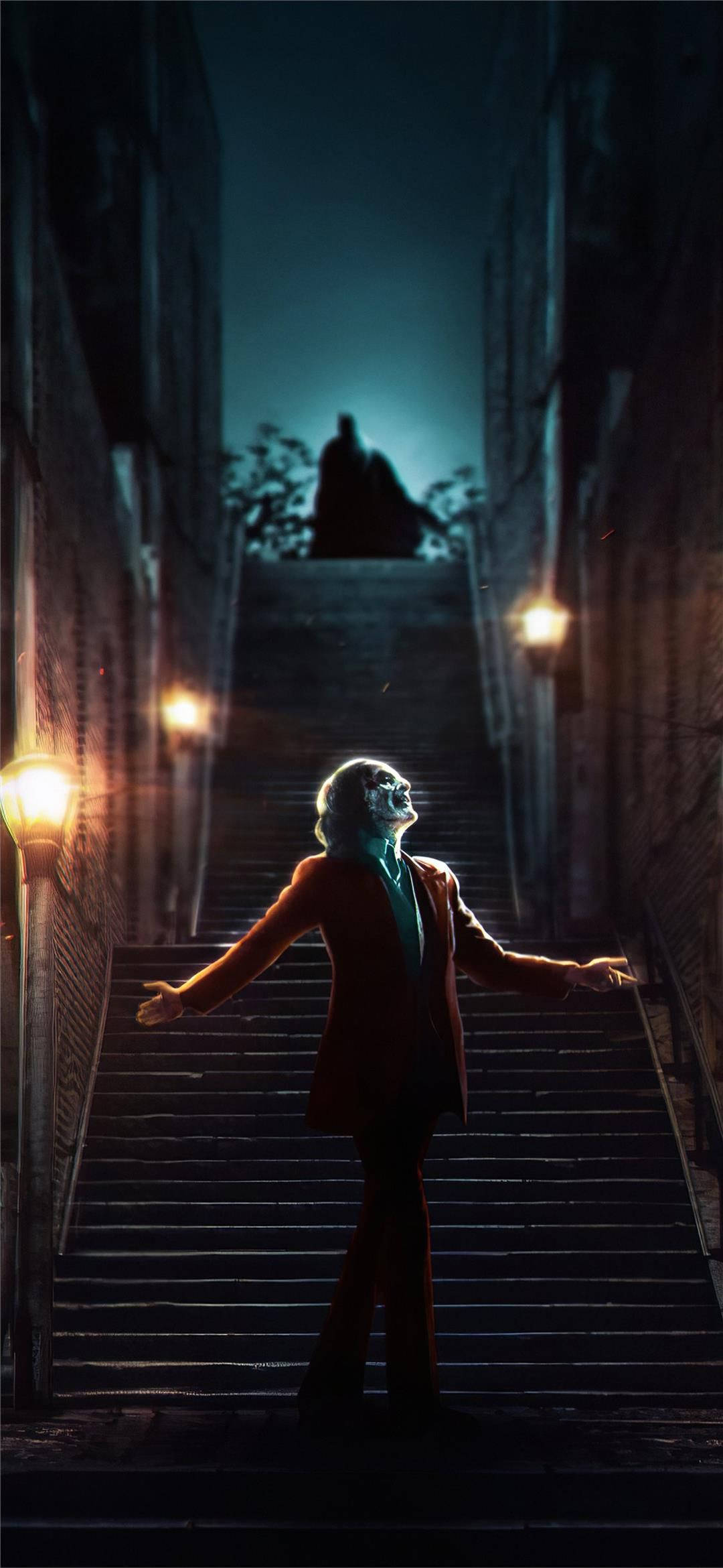 Χορεύων Κλόουν σε Σκάλες Joker 2019 Ταπετσαρία