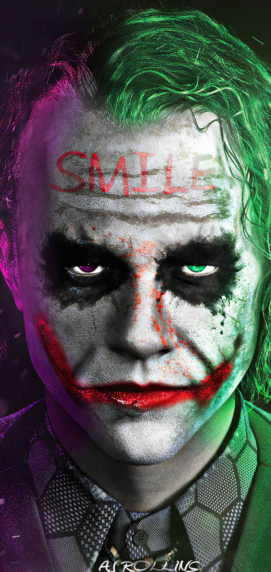 Joker Τηλέφωνο Κοντινό Πρόσωπο Ταπετσαρία