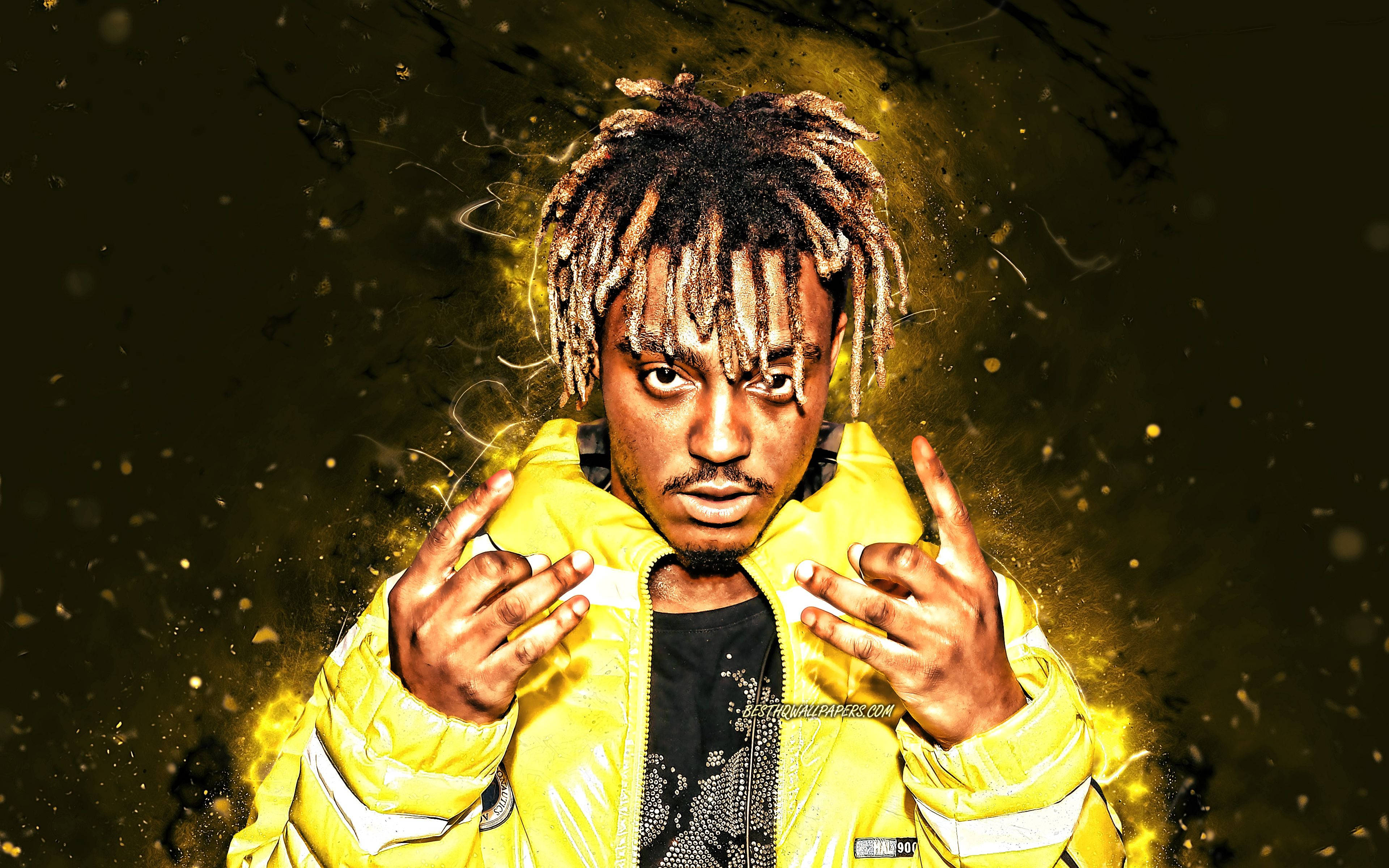 Juice Wrld Κίτρινο Fan Edit 4K Ταπετσαρία