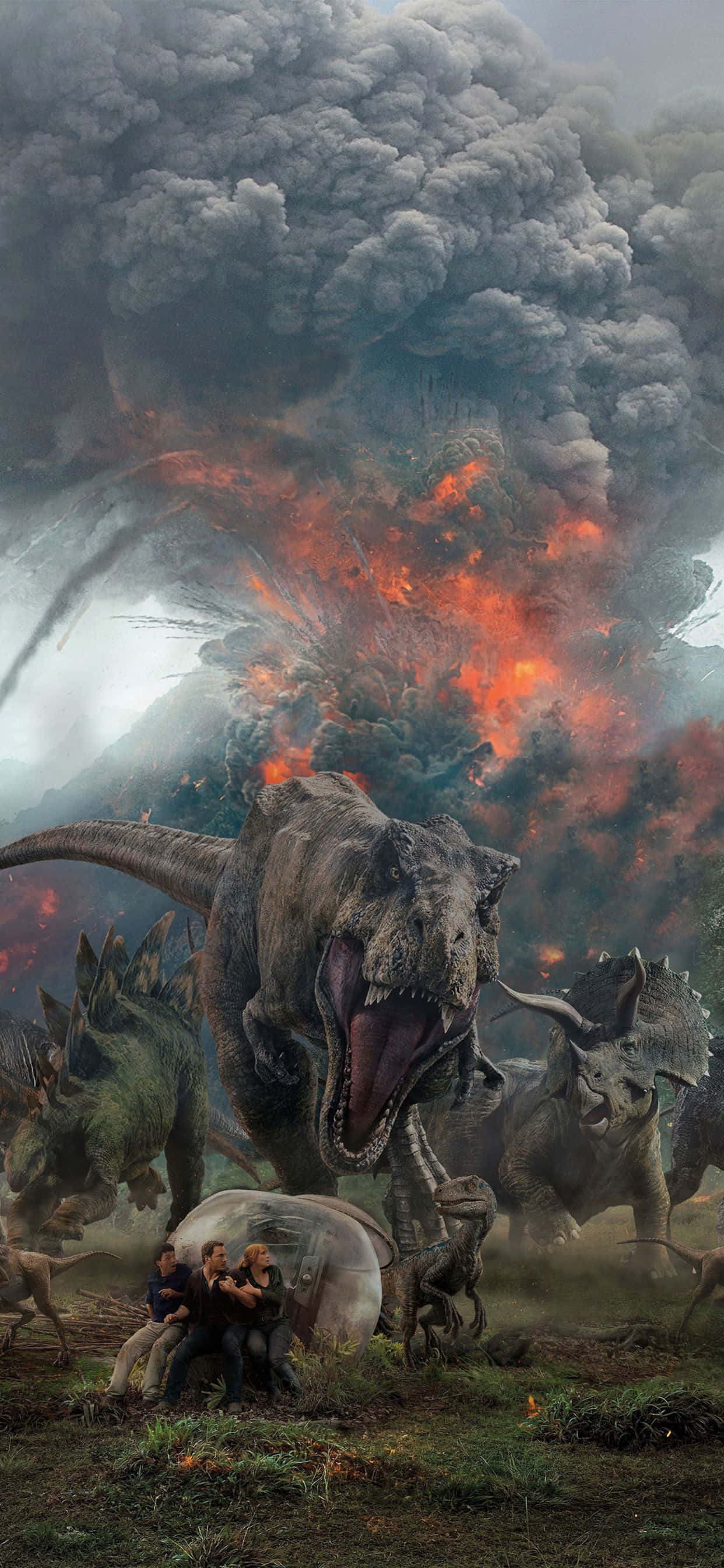 Μπλε Jurassic World Έκρηξη Ταπετσαρία