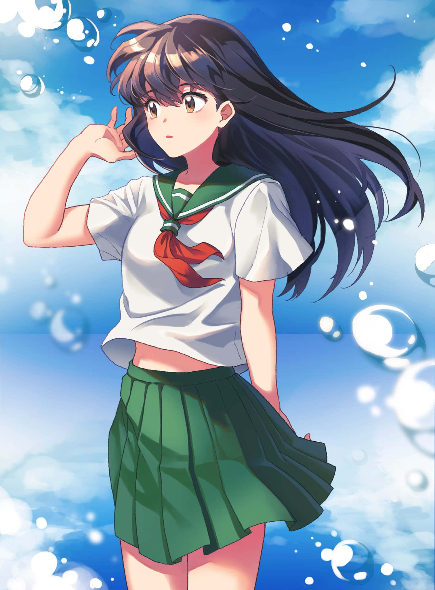 Kagome Higurashi – Η Ιέρεια που Ταξιδεύει στον Χρόνο Ταπετσαρία