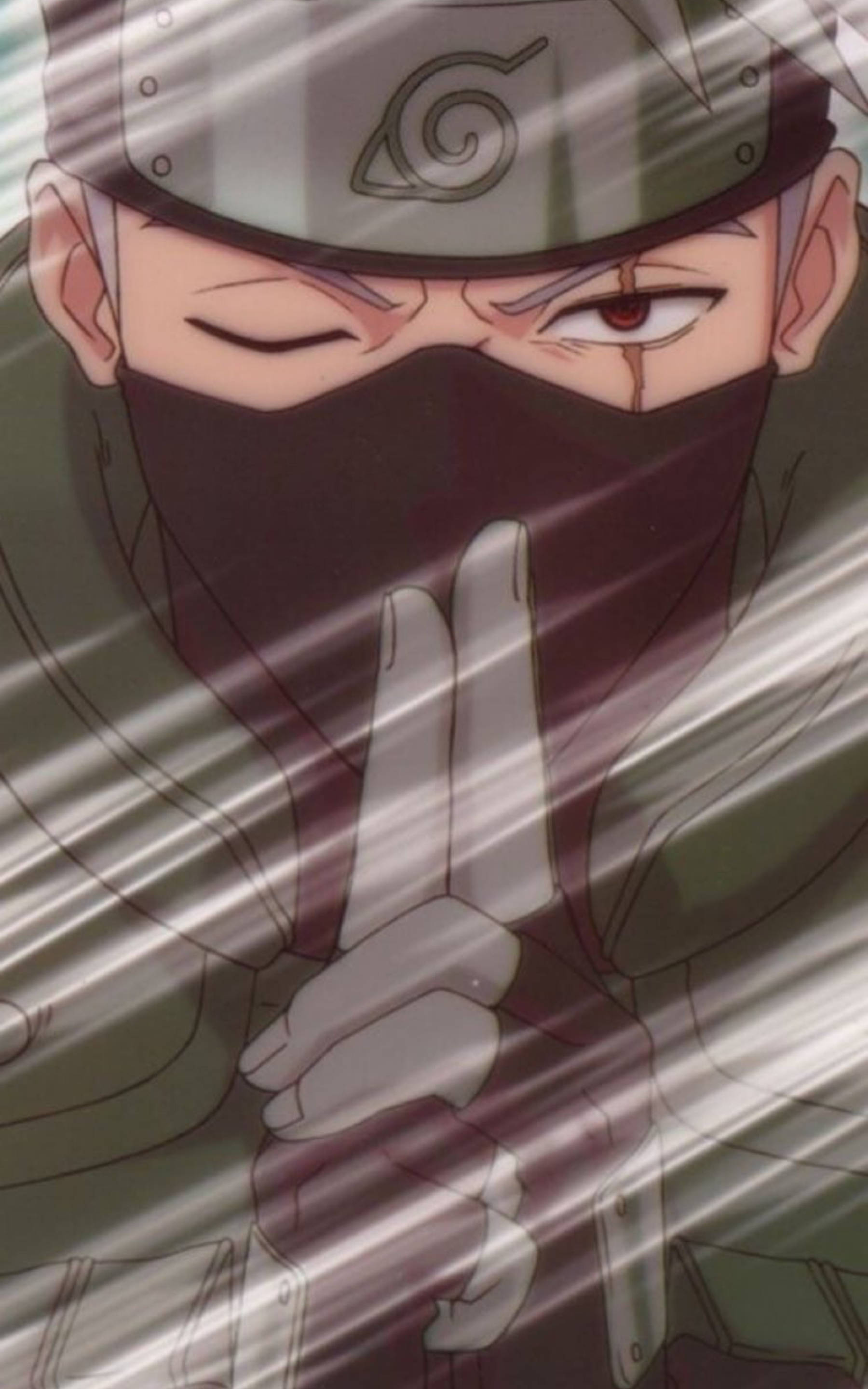 Ψύχραιμος Kakashi Σε Λειτουργία Νίντζα Ταπετσαρία