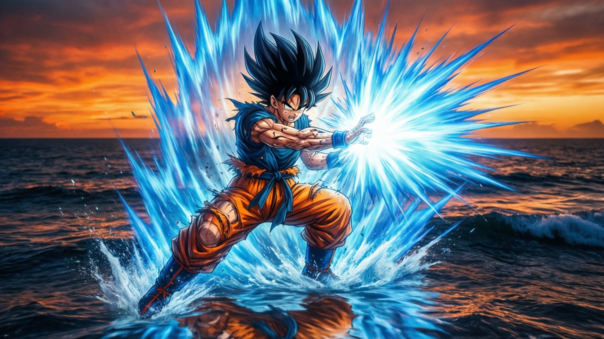 Kamehameha στο Ηλιοβασίλεμα Ταπετσαρία