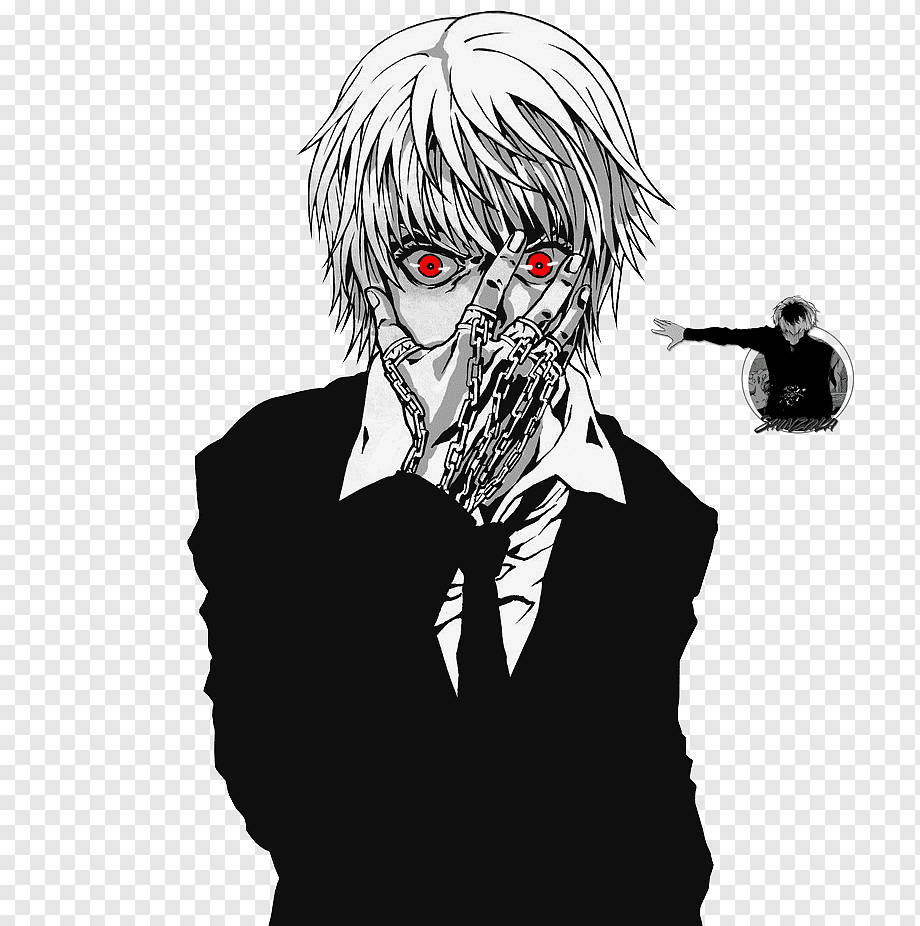 Kaneki με Κοστούμι Manga PFP Ταπετσαρία