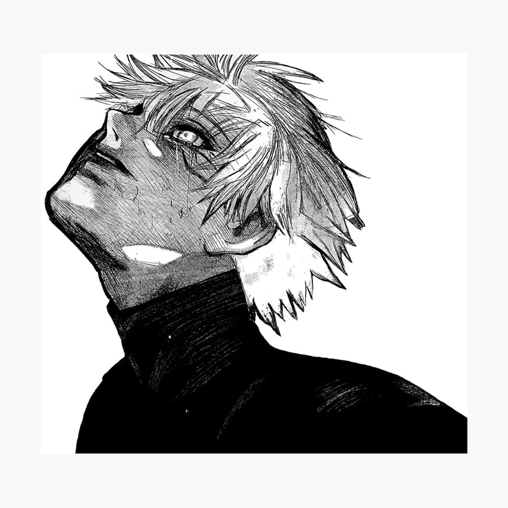 Kaneki Κοιτάζει Ψηλά PFP — Tokyo ghoul GIF Ταπετσαρία