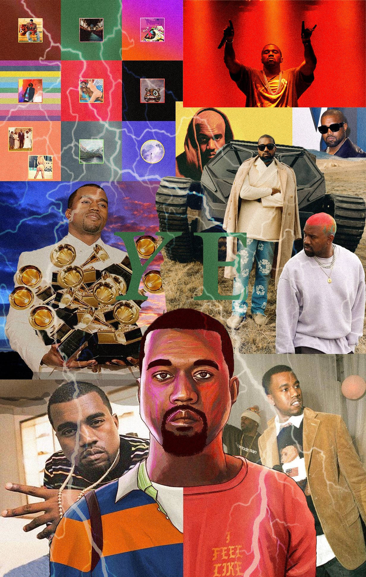 “Kanye West - College Dropout” Ταπετσαρία