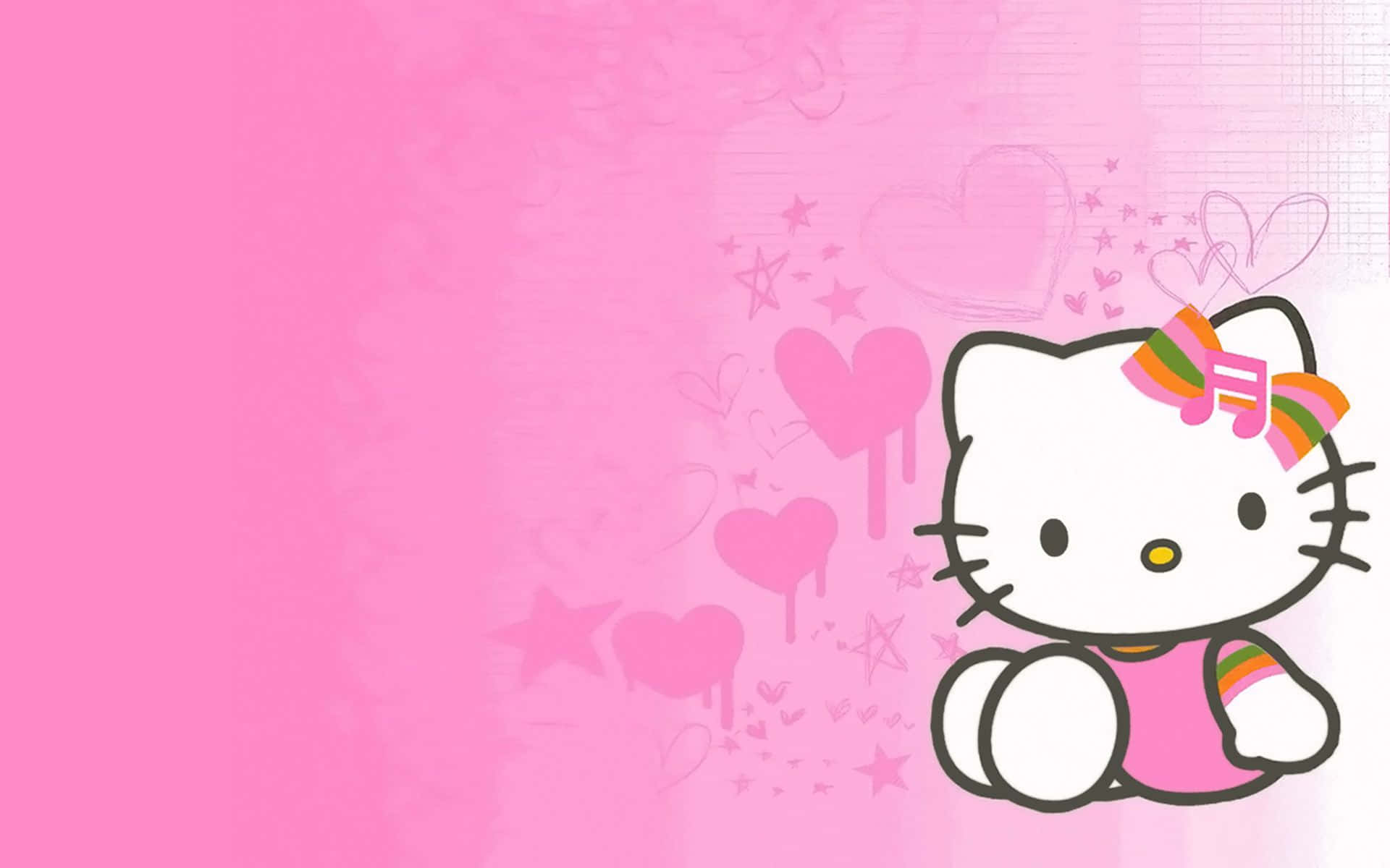 Ένα Τέλεια Kawaii Ροζ Φόντο Ταπετσαρία