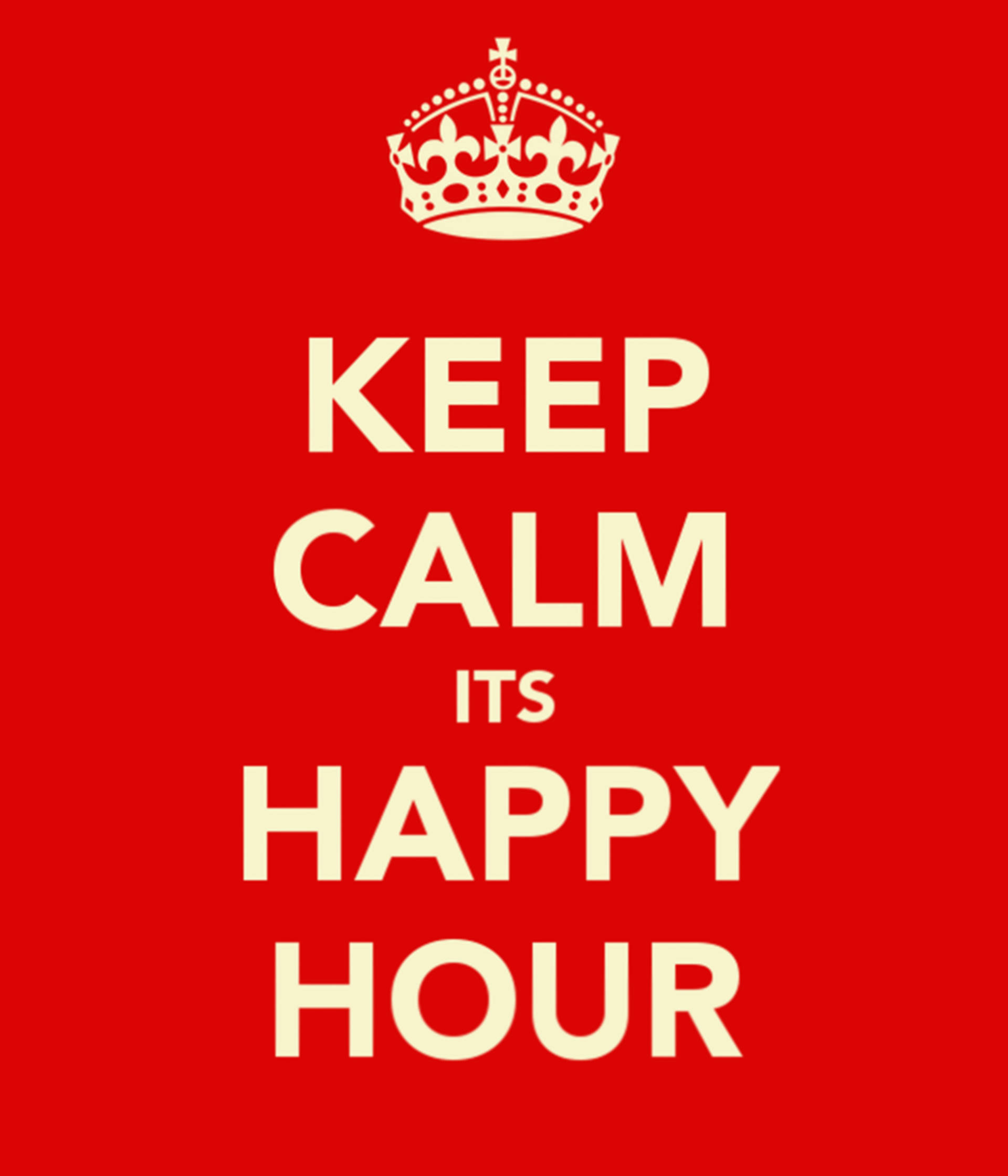 Keep Calm Happy Hour Ταπετσαρία