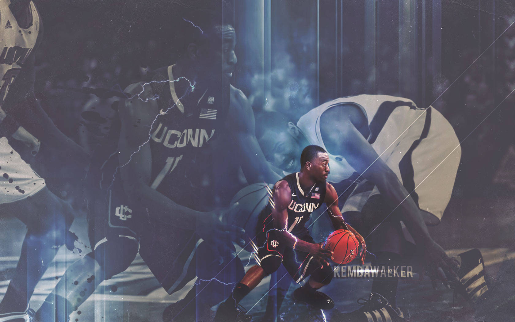 Kemba Walker UConn Huskies Εξώφυλλο Ταπετσαρία