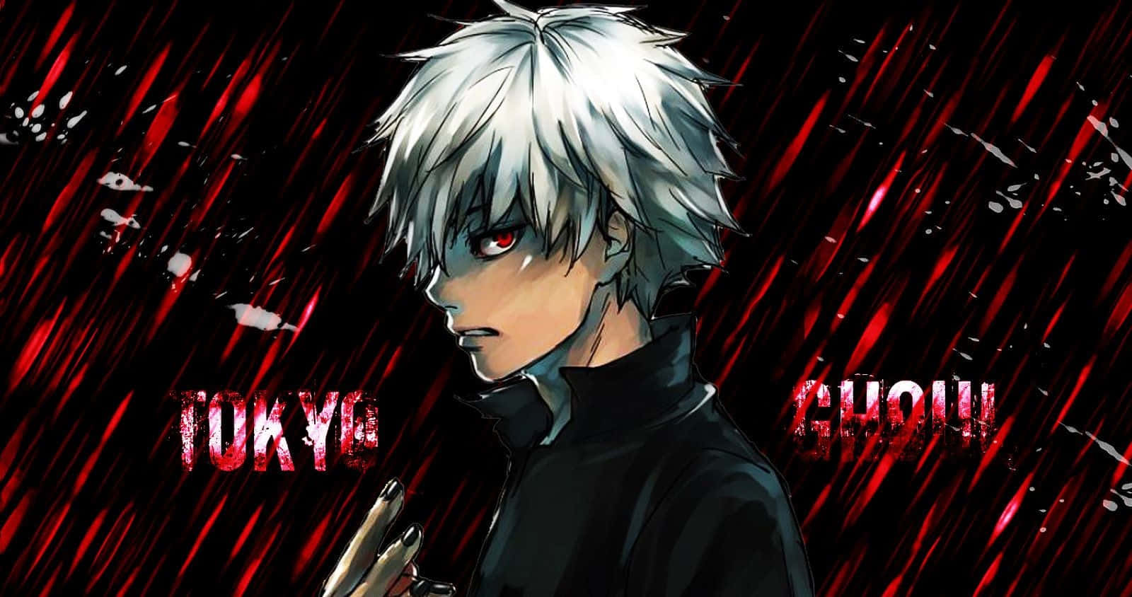 Ένα πλάσμα του σκότους, ο Ken Kaneki στοιχειωμένος από το παρελθόν του. Ταπετσαρία